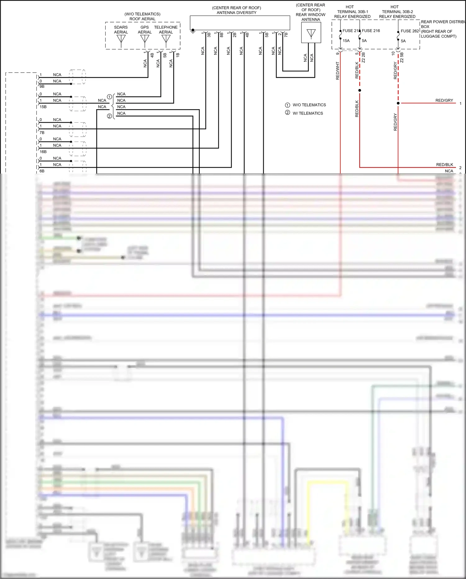 Wiring diagram base plate for BMW M5 F90 facelift (2020-2024) (3 of 11)