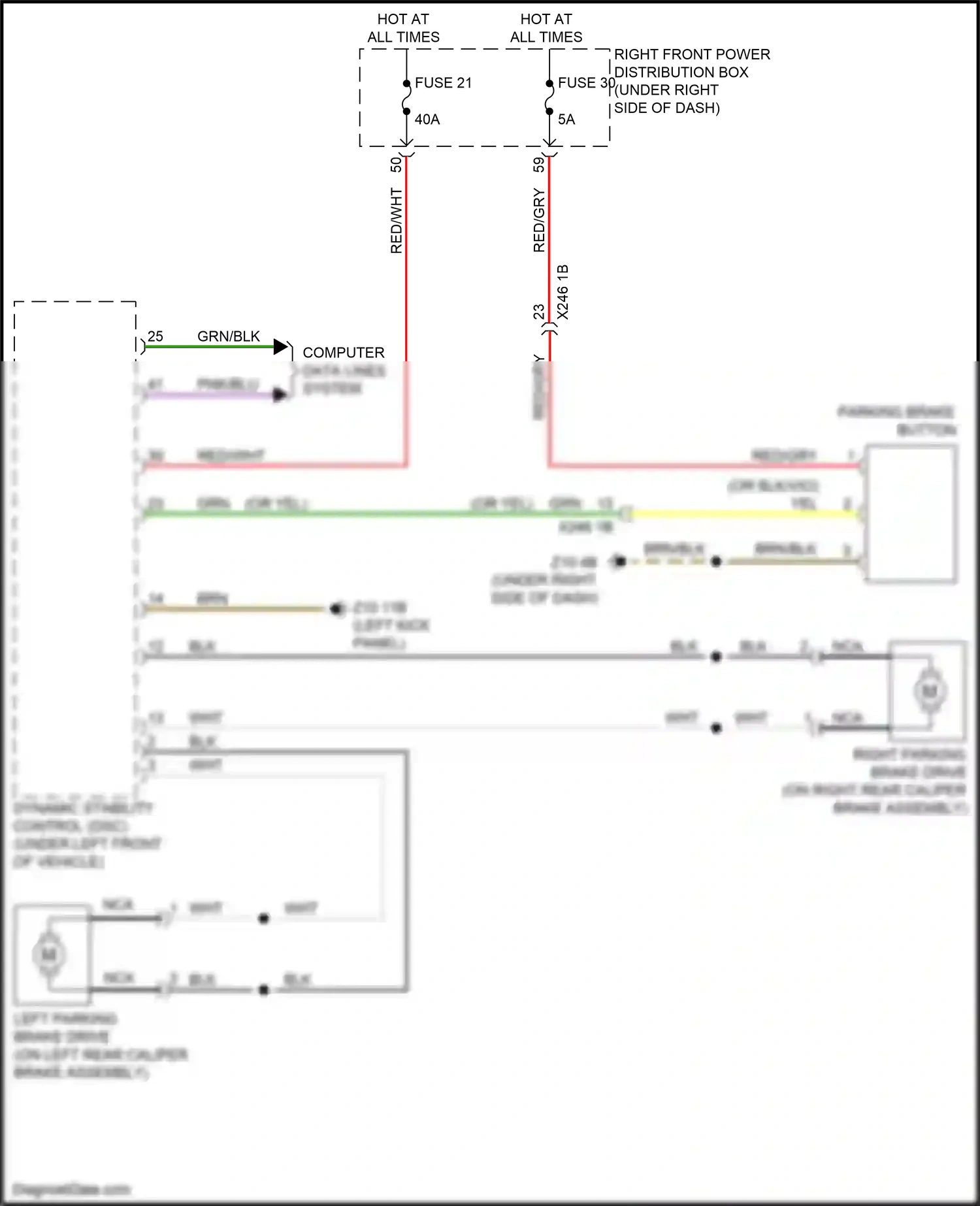 Wiring diagram blk for BMW M5 F90 facelift (2020-2024) (40 of 100)