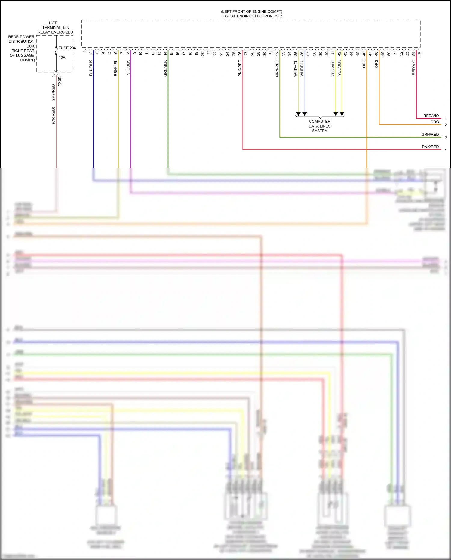 Wiring diagram blk for BMW M5 F90 facelift (2020-2024) (91 of 100)