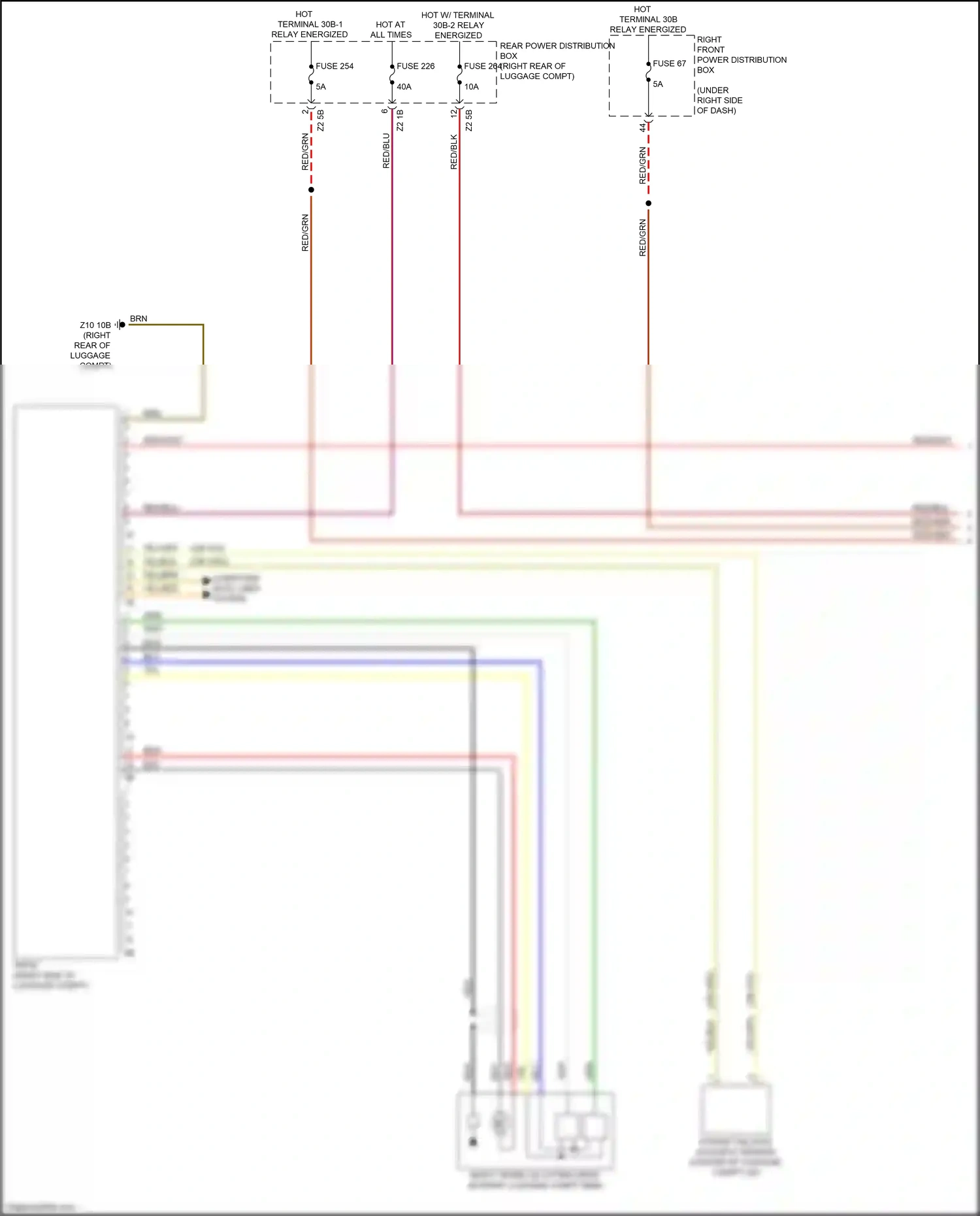 Wiring diagram blu for BMW M5 F90 facelift (2020-2024) (10 of 89)
