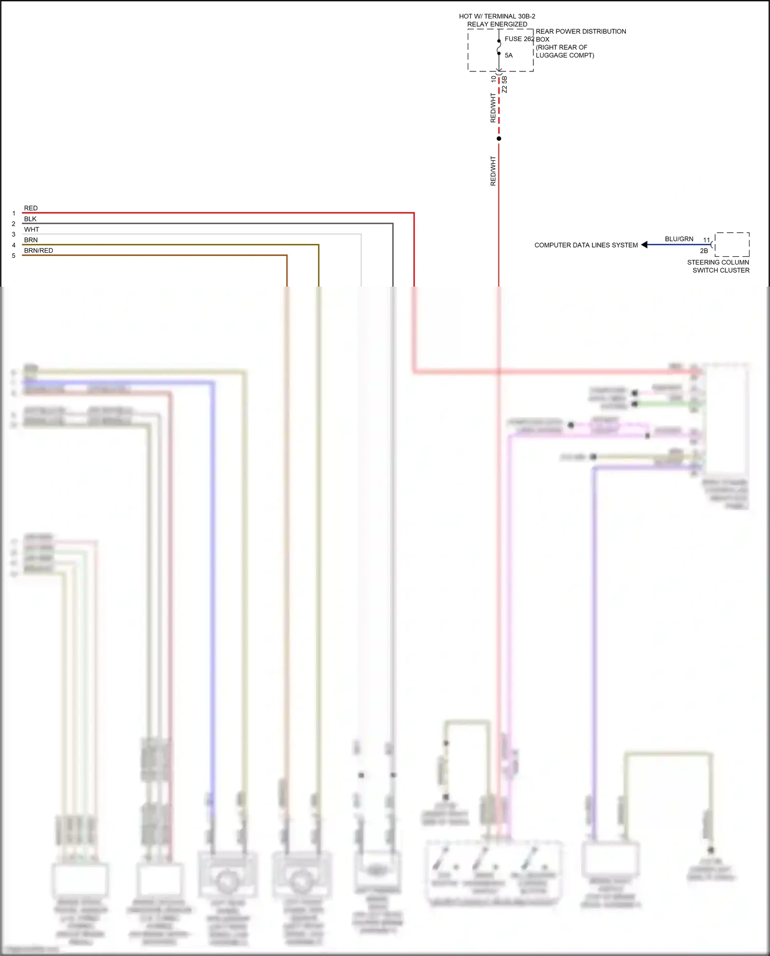 Wiring diagram blu for BMW M5 F90 facelift (2020-2024) (21 of 89)