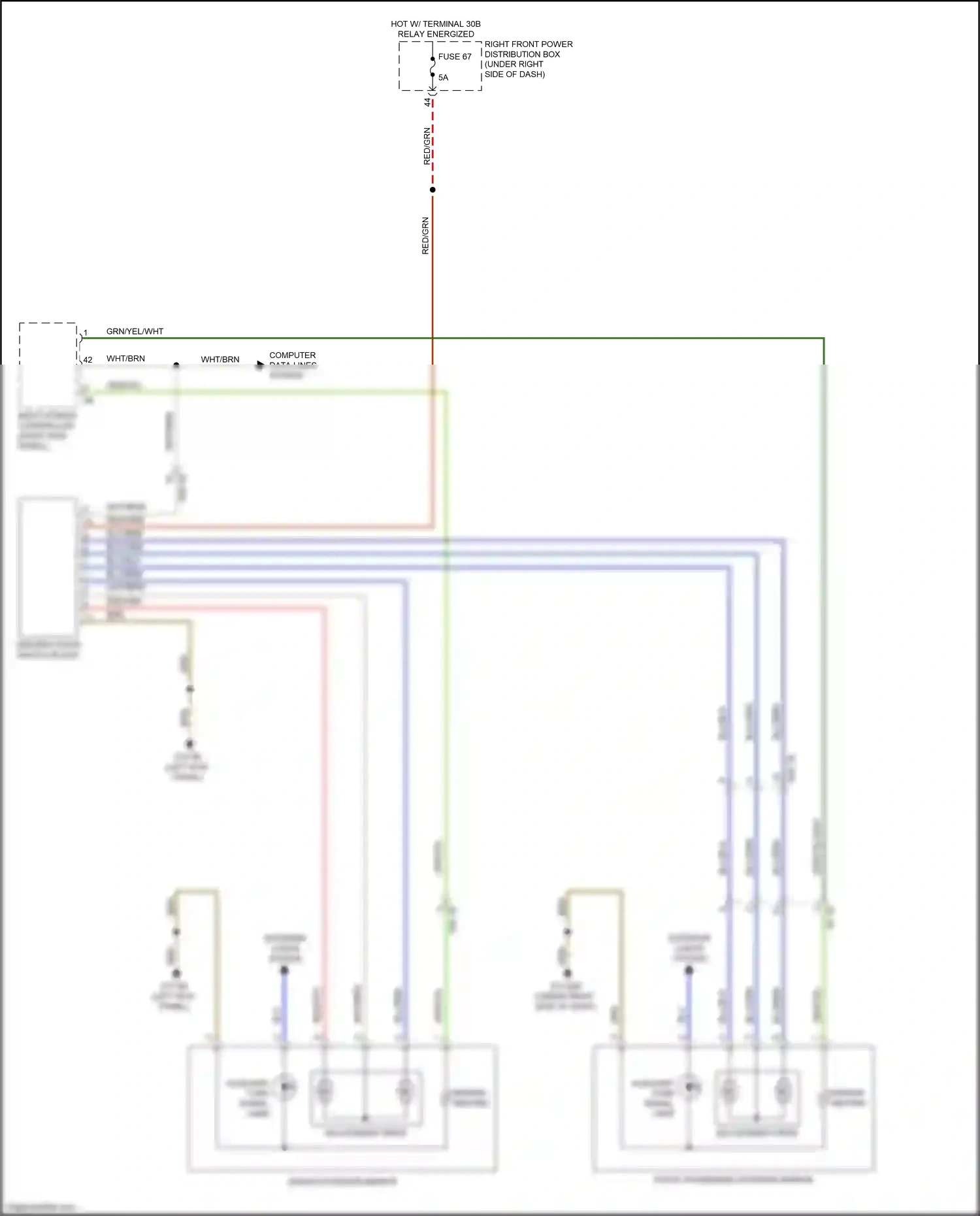 Wiring diagram blu for BMW M5 F90 facelift (2020-2024) (17 of 89)