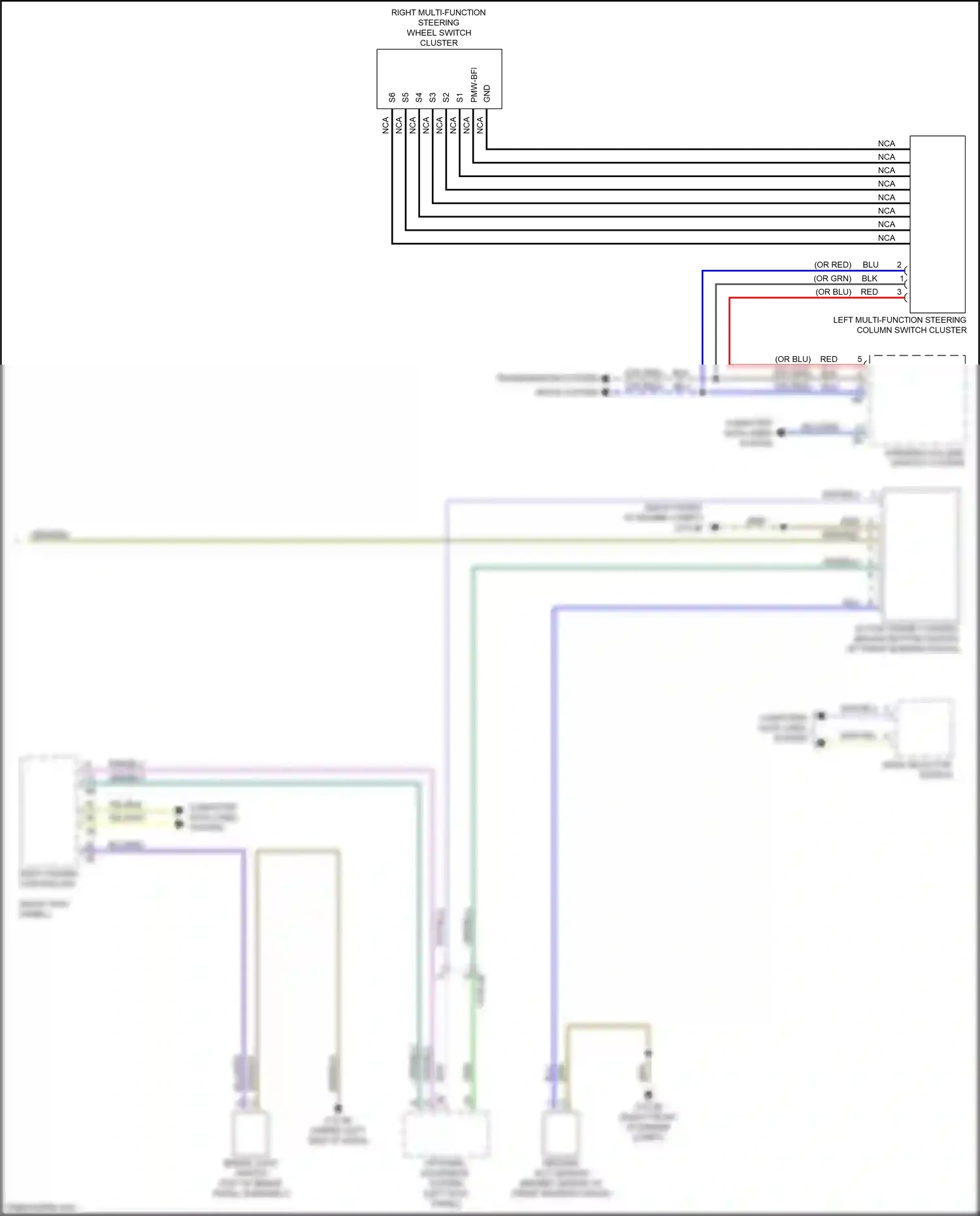 Wiring diagram blu for BMW M5 F90 facelift (2020-2024) (6 of 89)