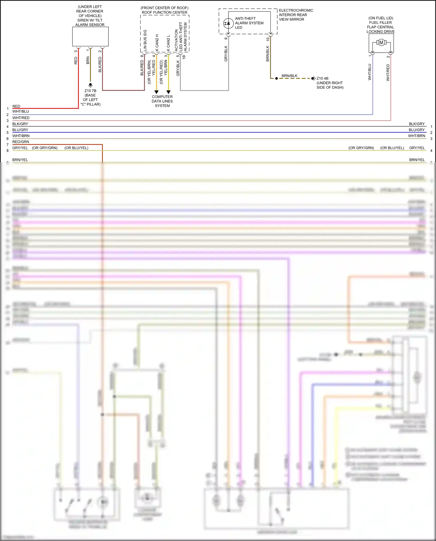 Wiring diagram blu for BMW M5 F90 facelift (2020-2024) (11 of 89)