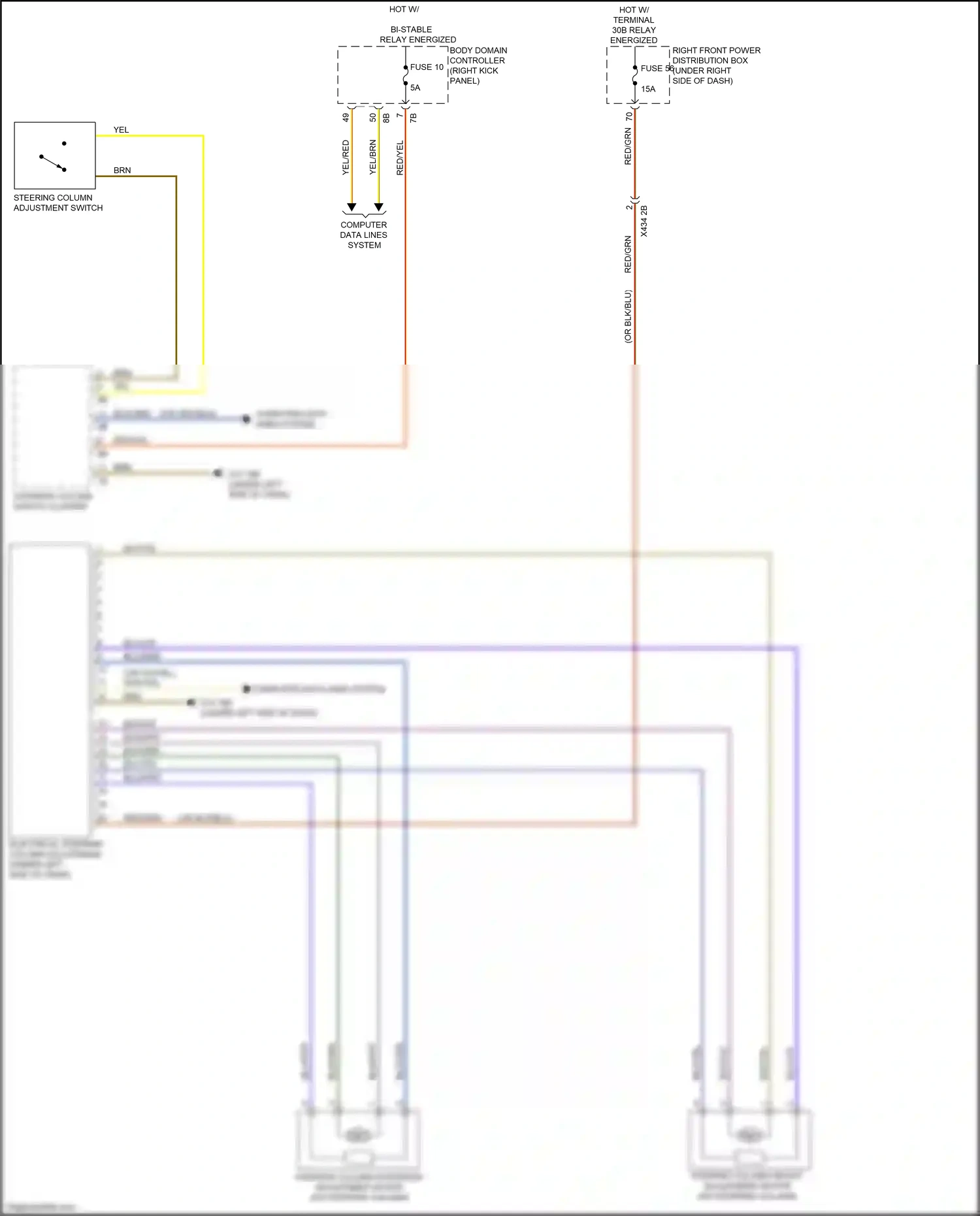 Wiring diagram blu/grn for BMW M5 F90 facelift (2020-2024) (8 of 33)