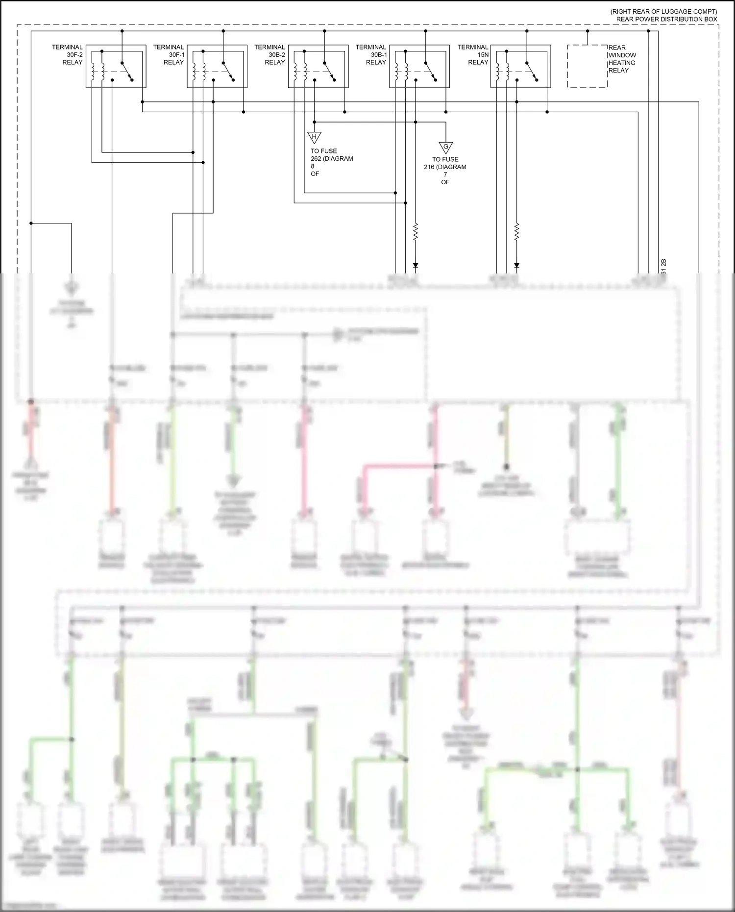 Wiring diagram body domain controller for BMW M5 F90 facelift (2020-2024) (6 of 52)
