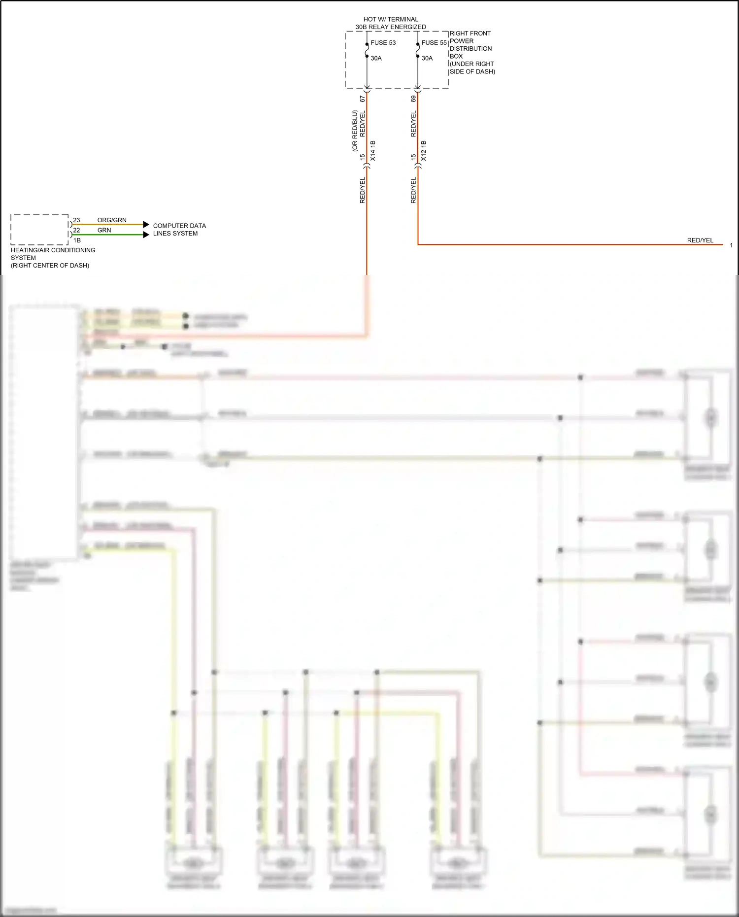 Wiring diagram computer data lines system for BMW M5 F90 facelift (2020-2024) (34 of 131)