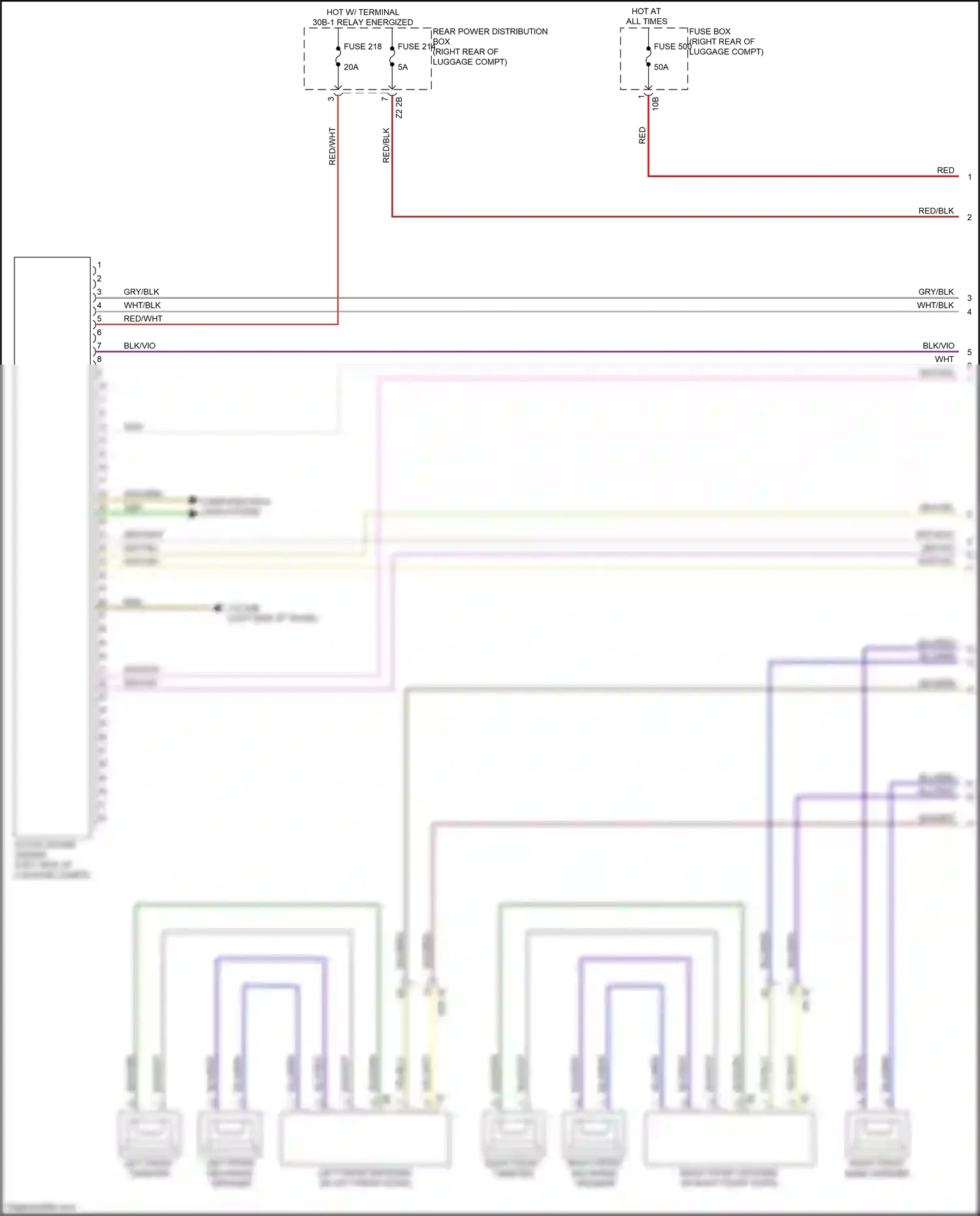 Wiring diagram computer data lines system for BMW M5 F90 facelift (2020-2024) (120 of 131)