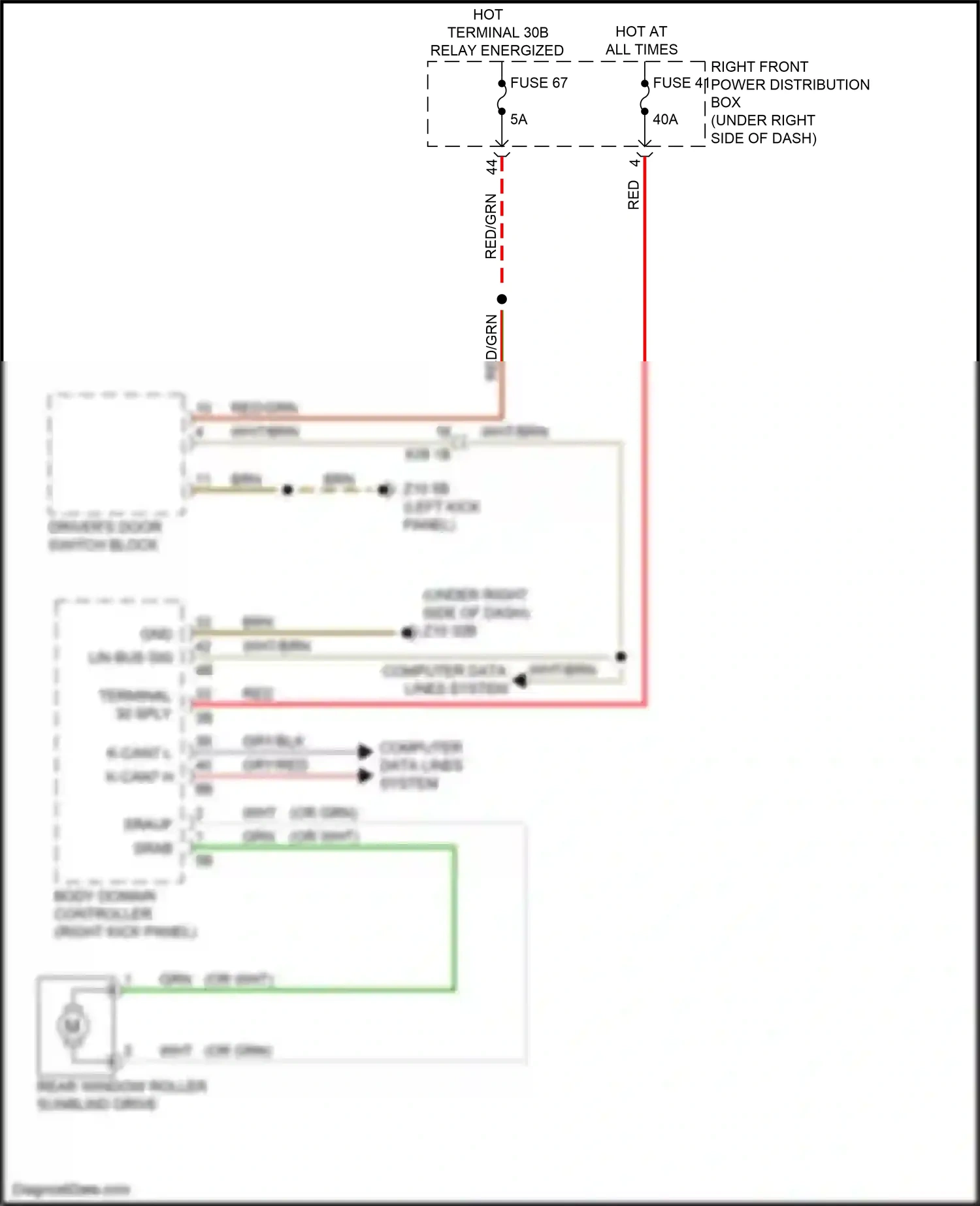 Wiring diagram computer data lines system for BMW M5 F90 facelift (2020-2024) (9 of 131)