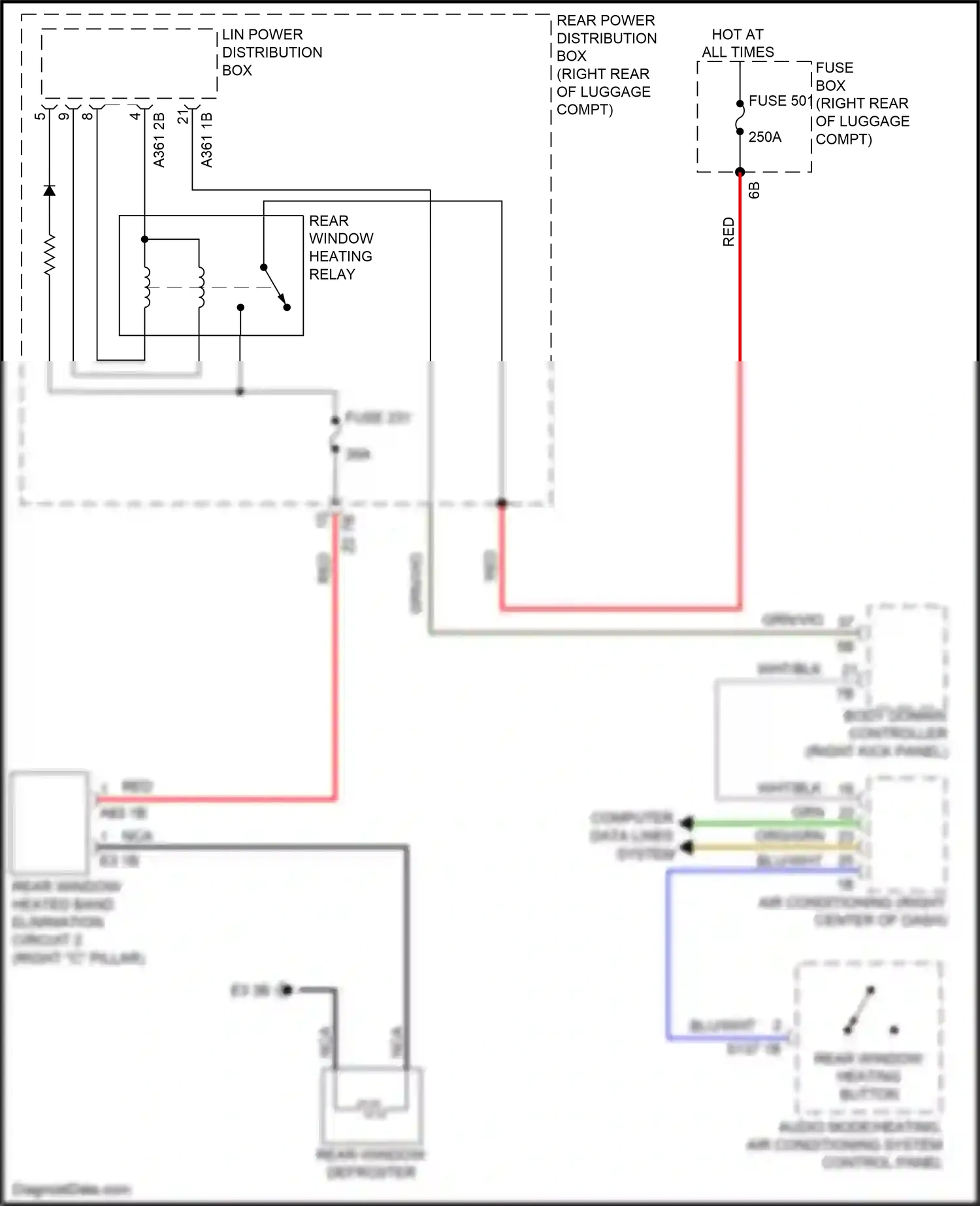 Wiring diagram computer data lines system for BMW M5 F90 facelift (2020-2024) (27 of 131)