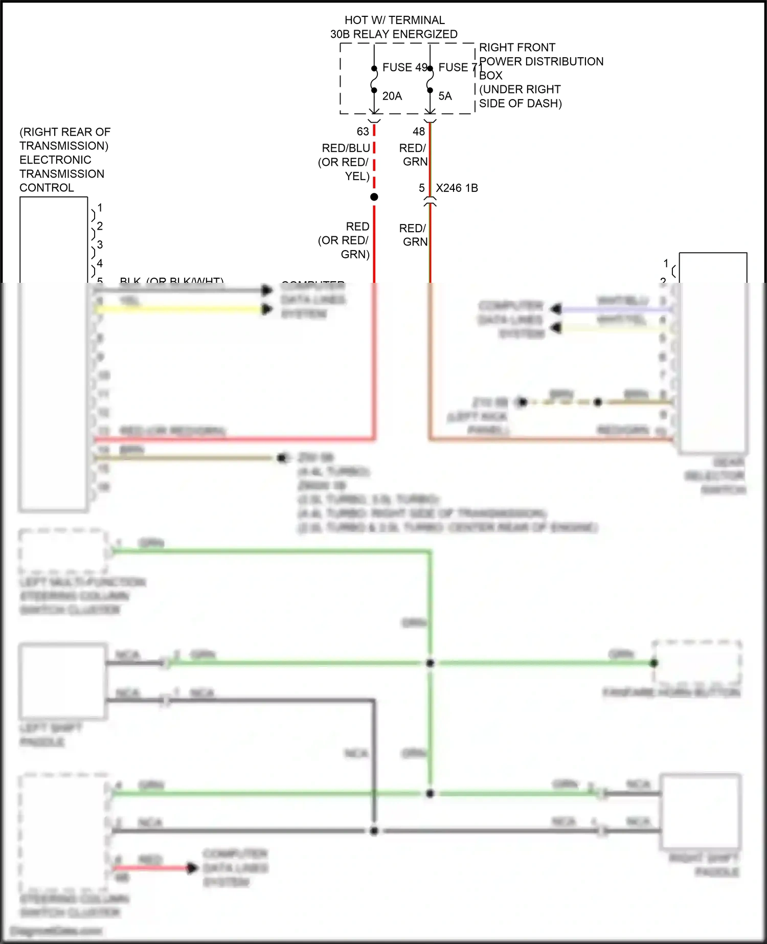 Wiring diagram nca for BMW M5 F90 facelift (2020-2024) (71 of 112)
