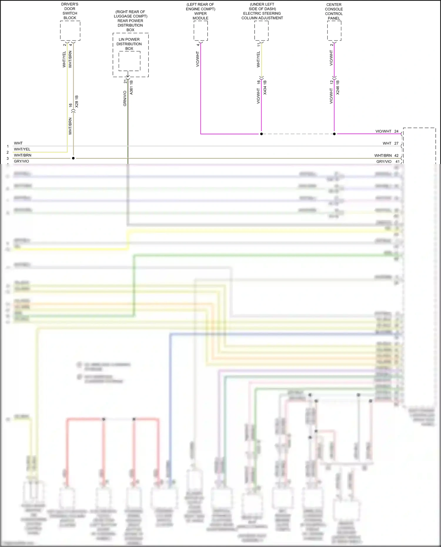 Wiring diagram nfc reader for BMW M5 F90 facelift (2020-2024) (1 of 2)