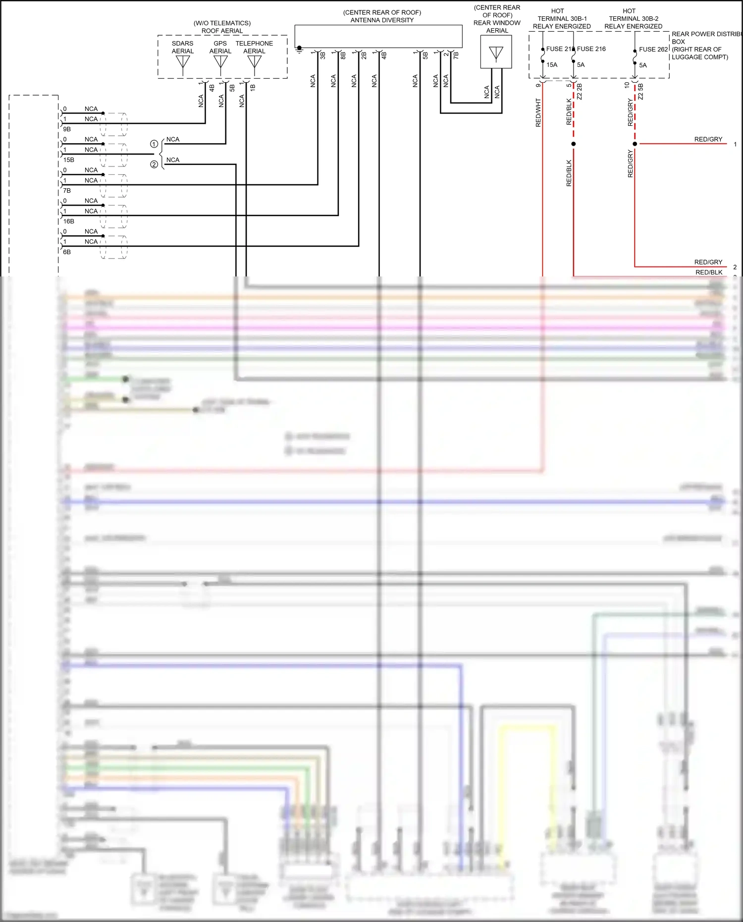 Wiring diagram night vision electronics for BMW M5 F90 facelift (2020-2024) (6 of 18)