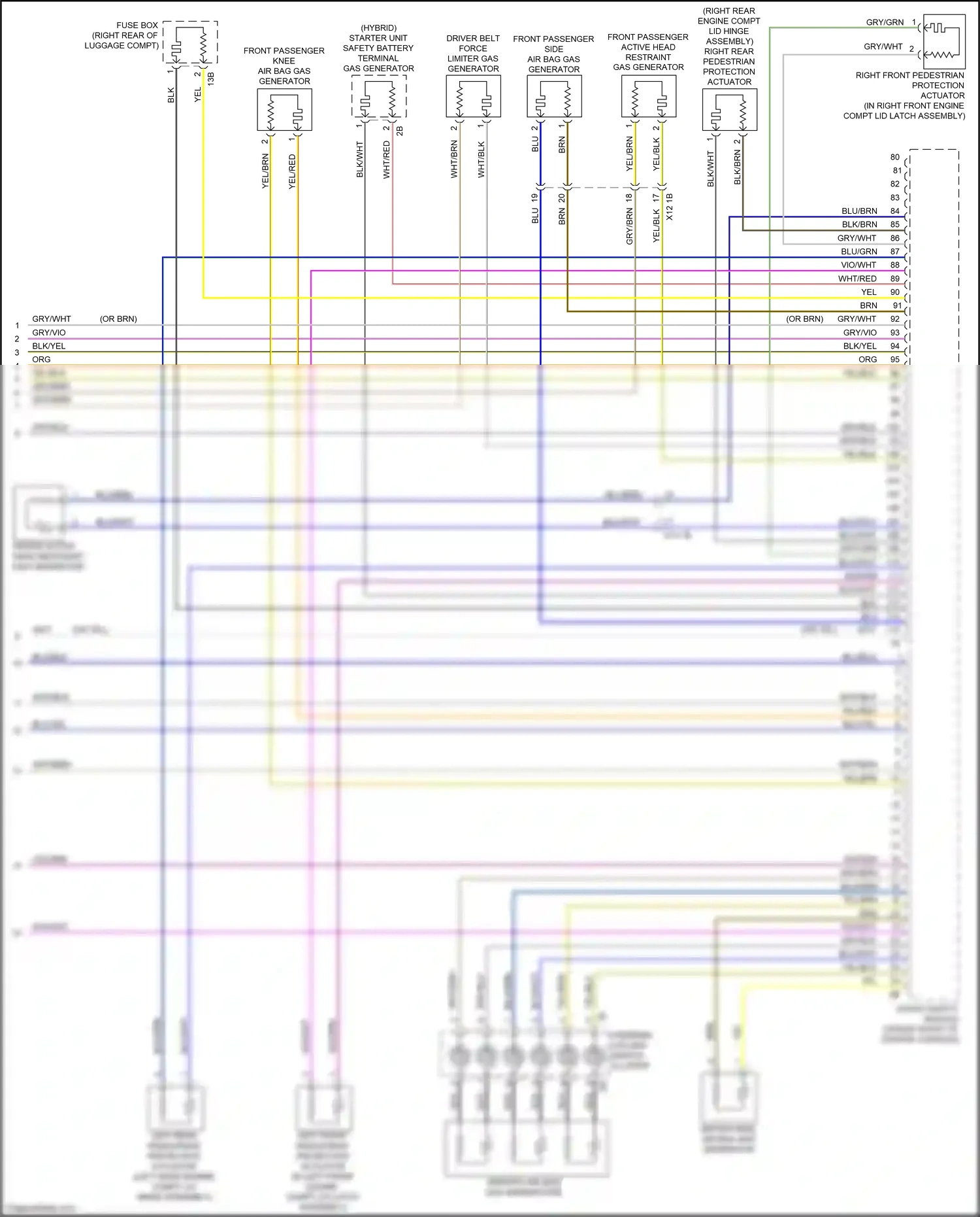 Wiring diagram org/ for BMW M5 F90 facelift (2020-2024) (10 of 64)