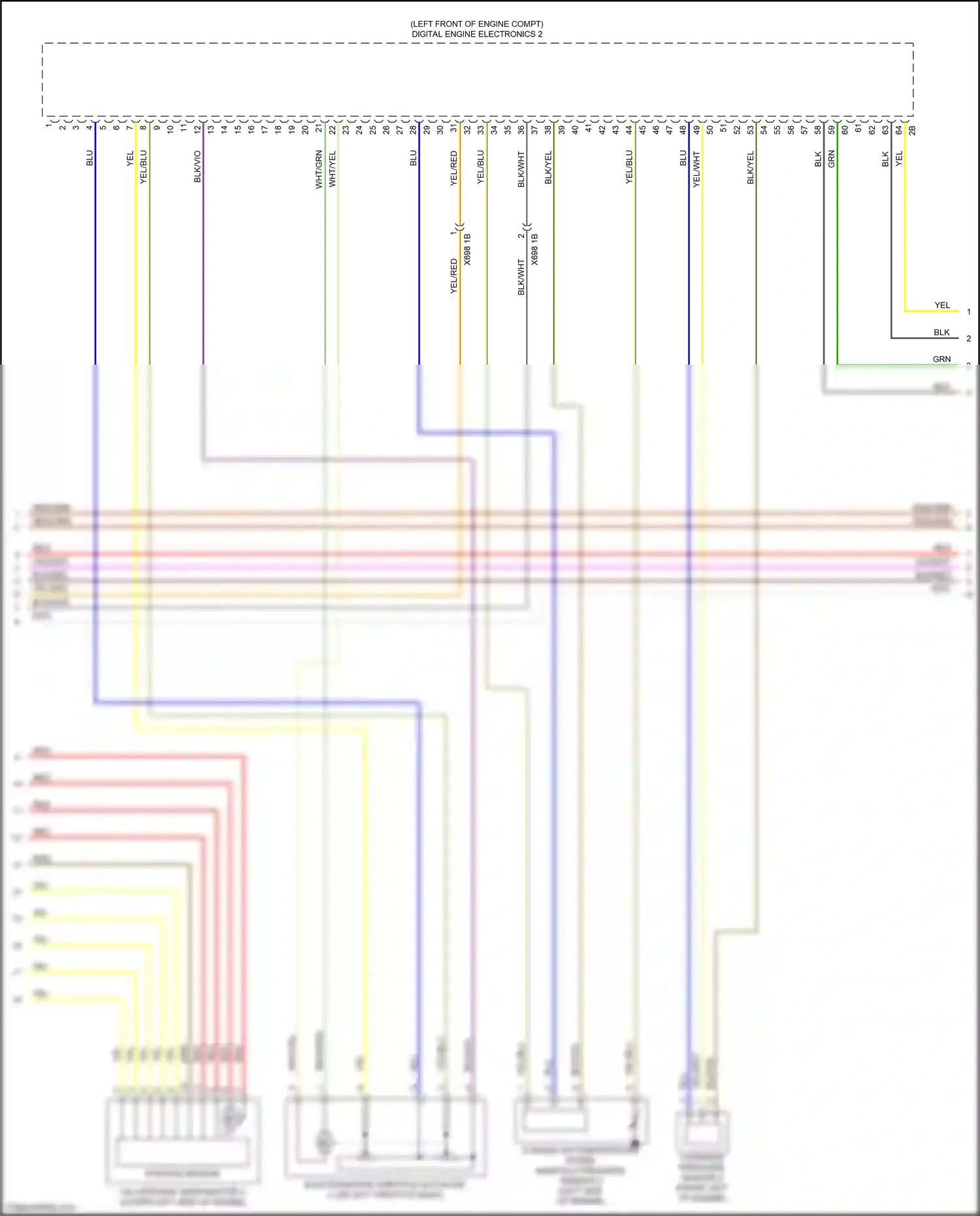 Wiring diagram position sensor for BMW M5 F90 facelift (2020-2024) (6 of 6)