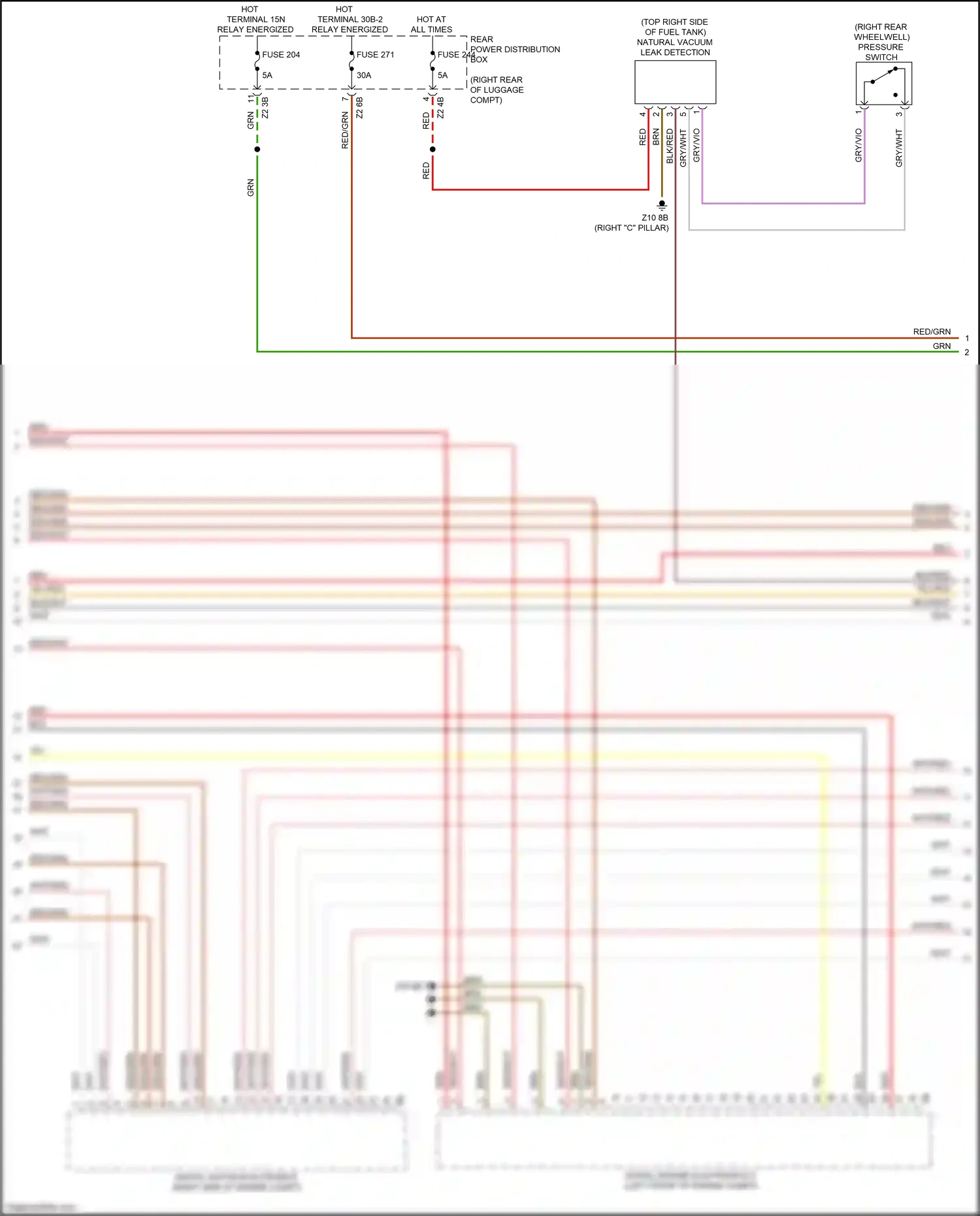 Wiring diagram pressure switch for BMW M5 F90 facelift (2020-2024) (1 of 1)