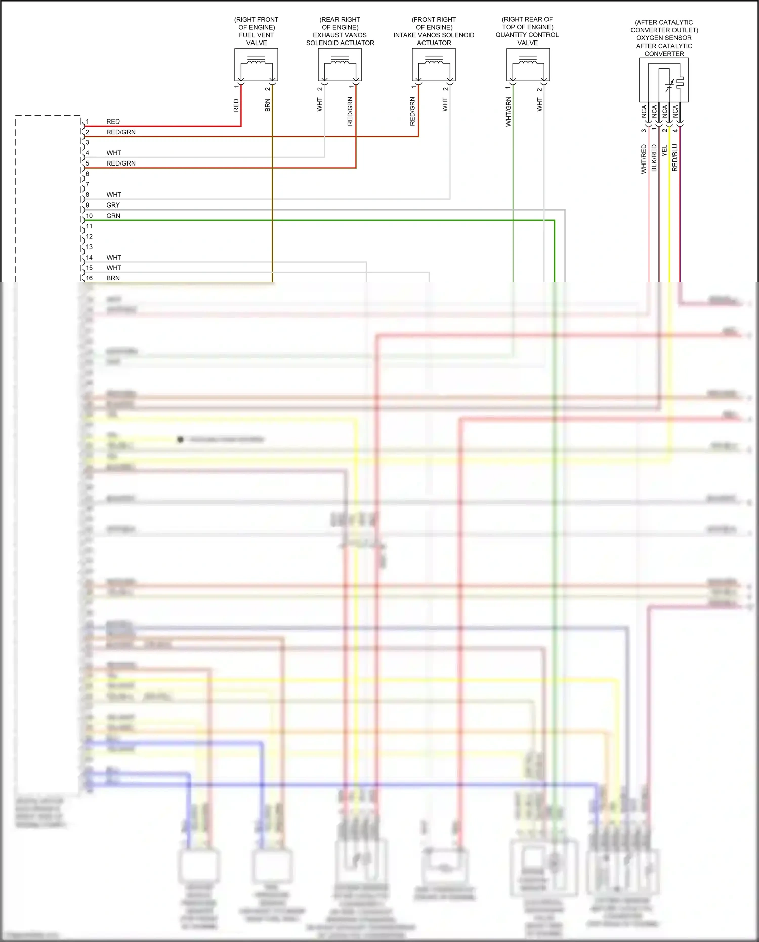 Wiring diagram quantity control valve for BMW M5 F90 facelift (2020-2024) (1 of 1)