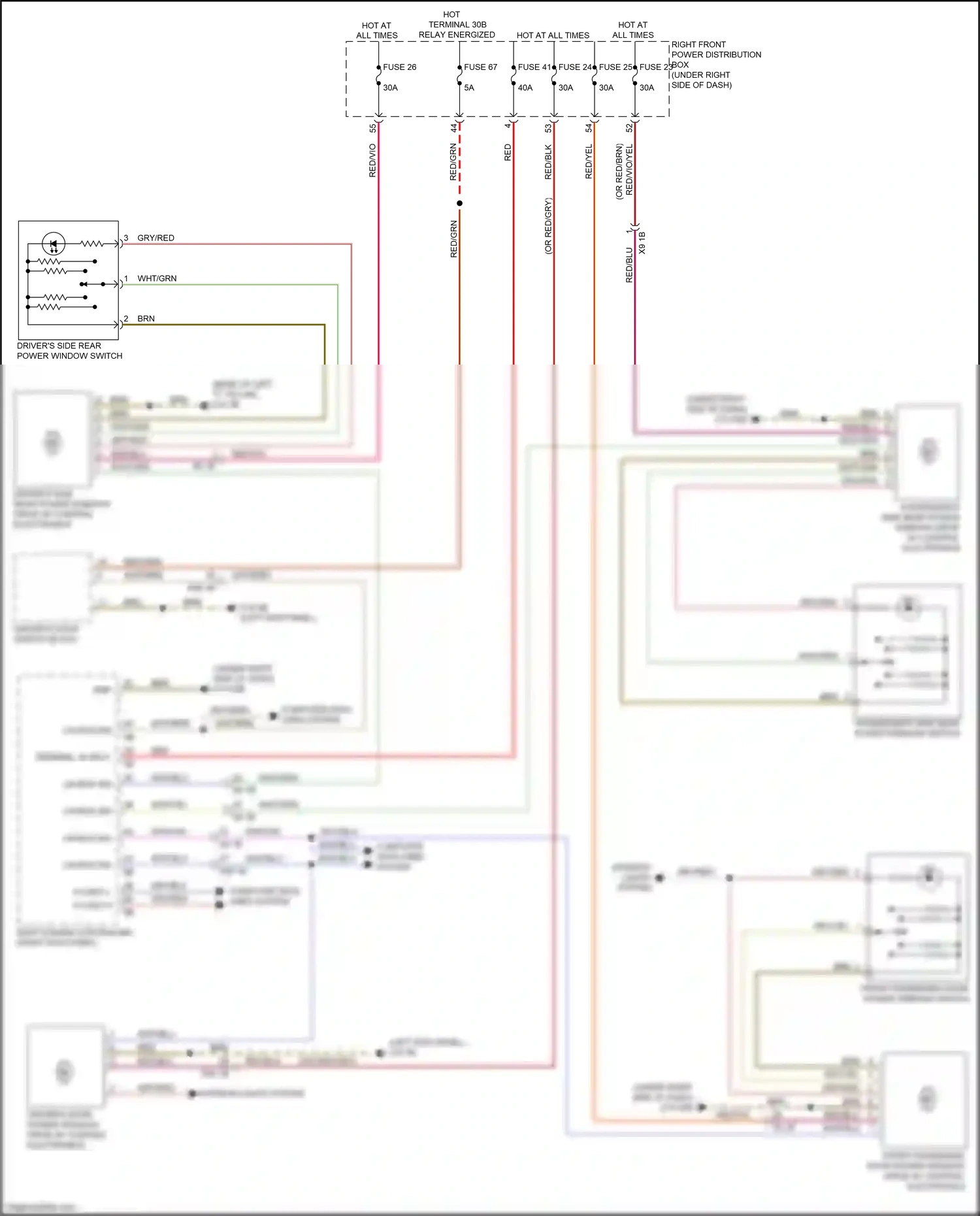 Wiring diagram red/blu for BMW M5 F90 facelift (2020-2024) (10 of 47)