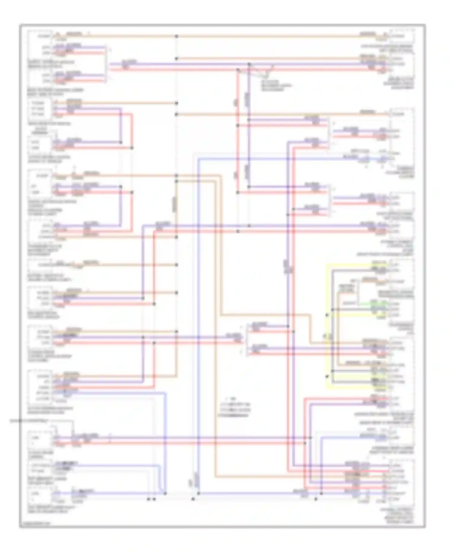 M6 BMW E63/E64 (2005-2010): Data bus circuit (1 of 2)