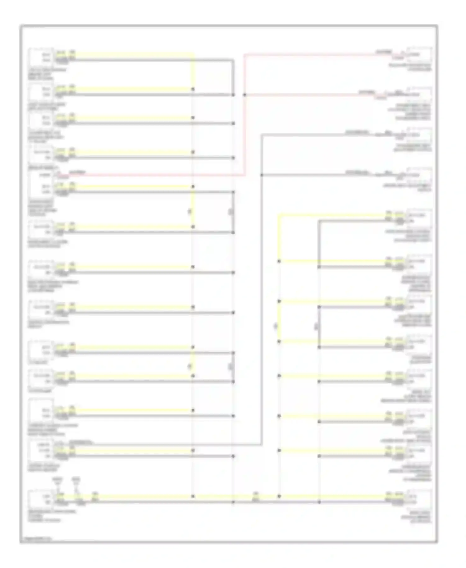 M6 BMW E63/E64 (2005-2010): Data bus circuit (2 of 2)