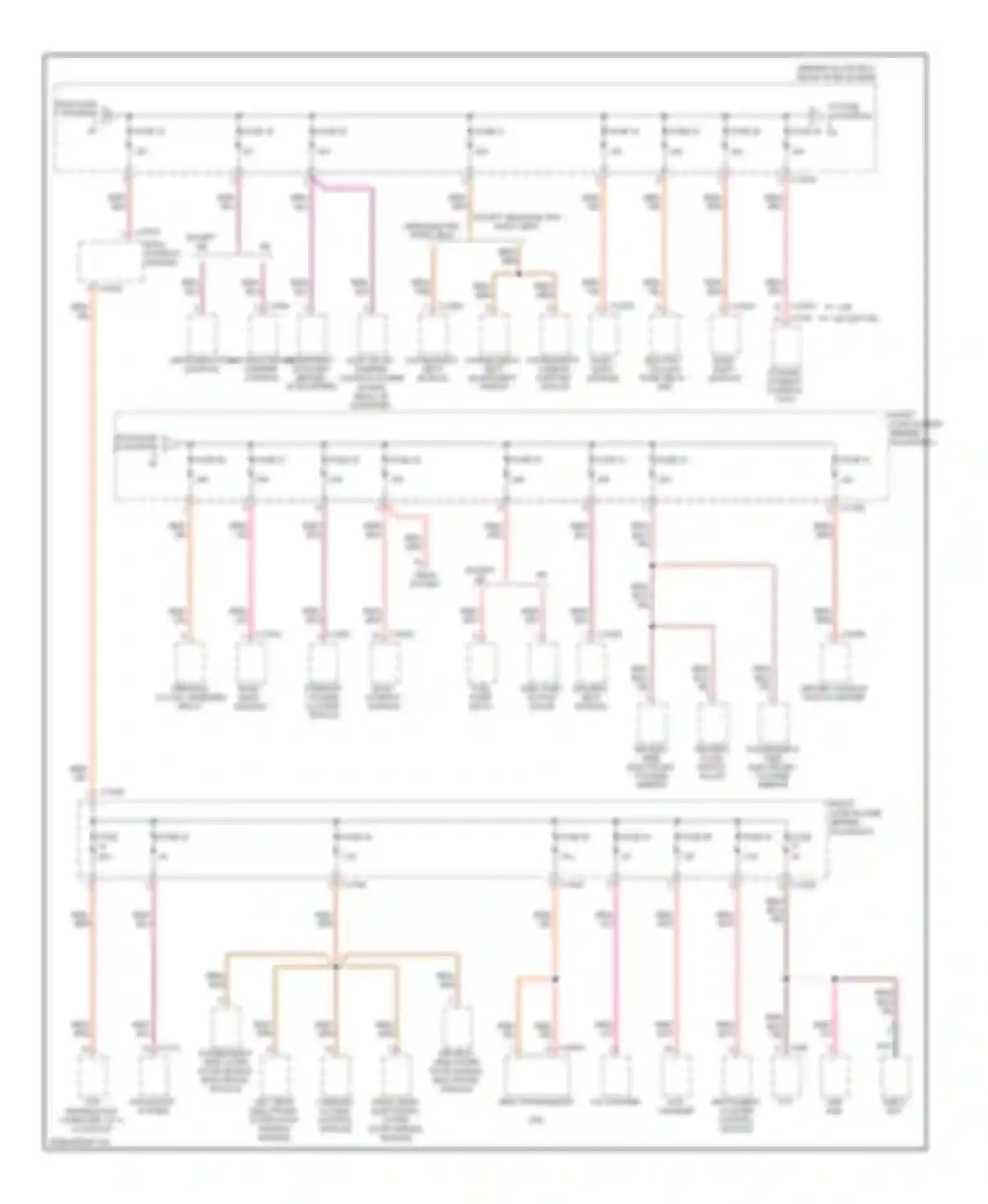 M6 BMW E63/E64 (2005-2010): Power distribution circuit (6 of 6)
