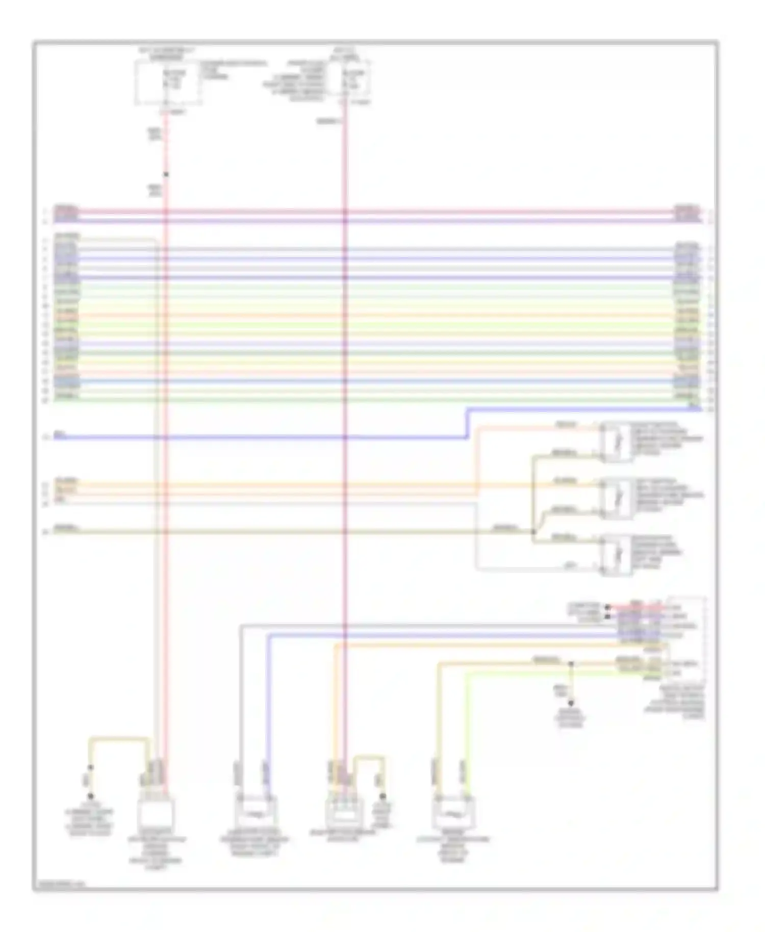 Wiring diagram engine controls system for BMW M6 E63/E64 (2005-2010)
