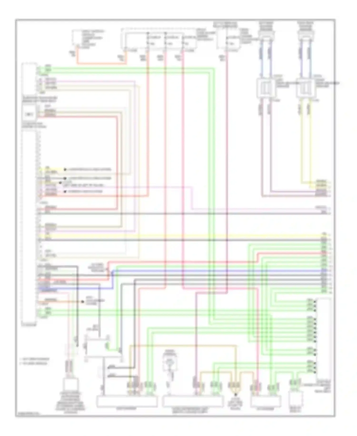 Wiring diagram fuse 40 for BMW M6 E63/E64 (2005-2010) (1 of 3)