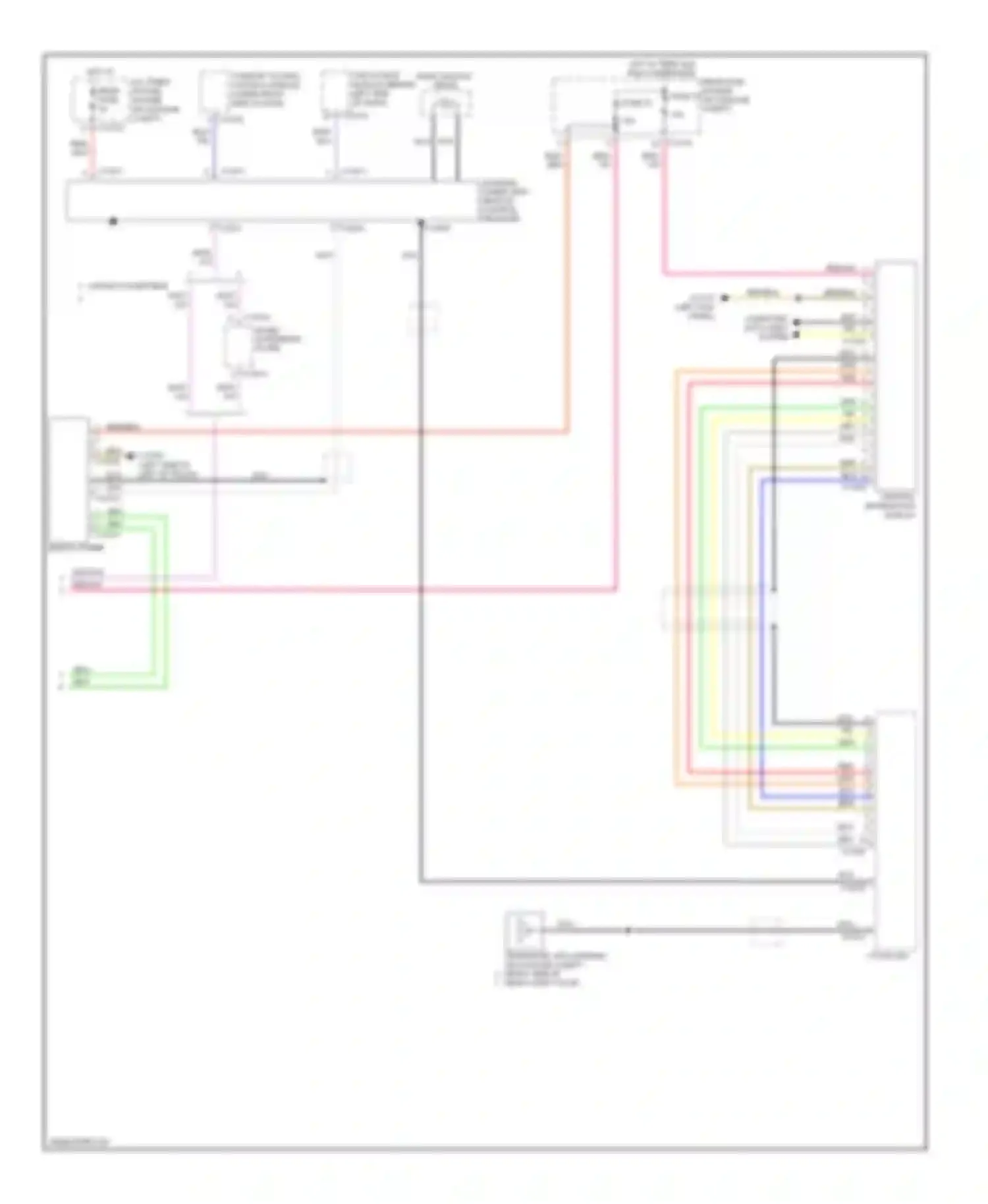 Wiring diagram red/vio for BMW M6 E63/E64 (2005-2010)