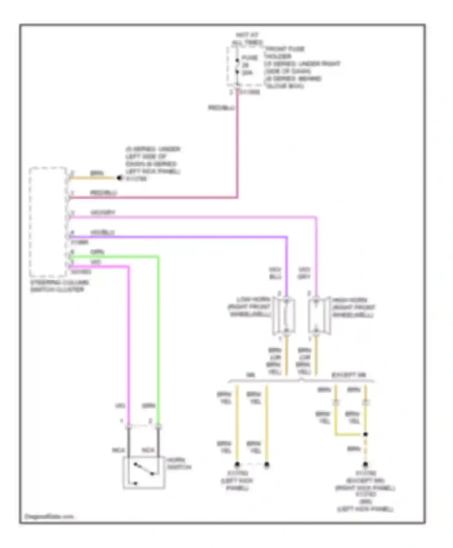 Wiring diagram nca for BMW M6 E63/E64 (2005-2010) (25 of 52)