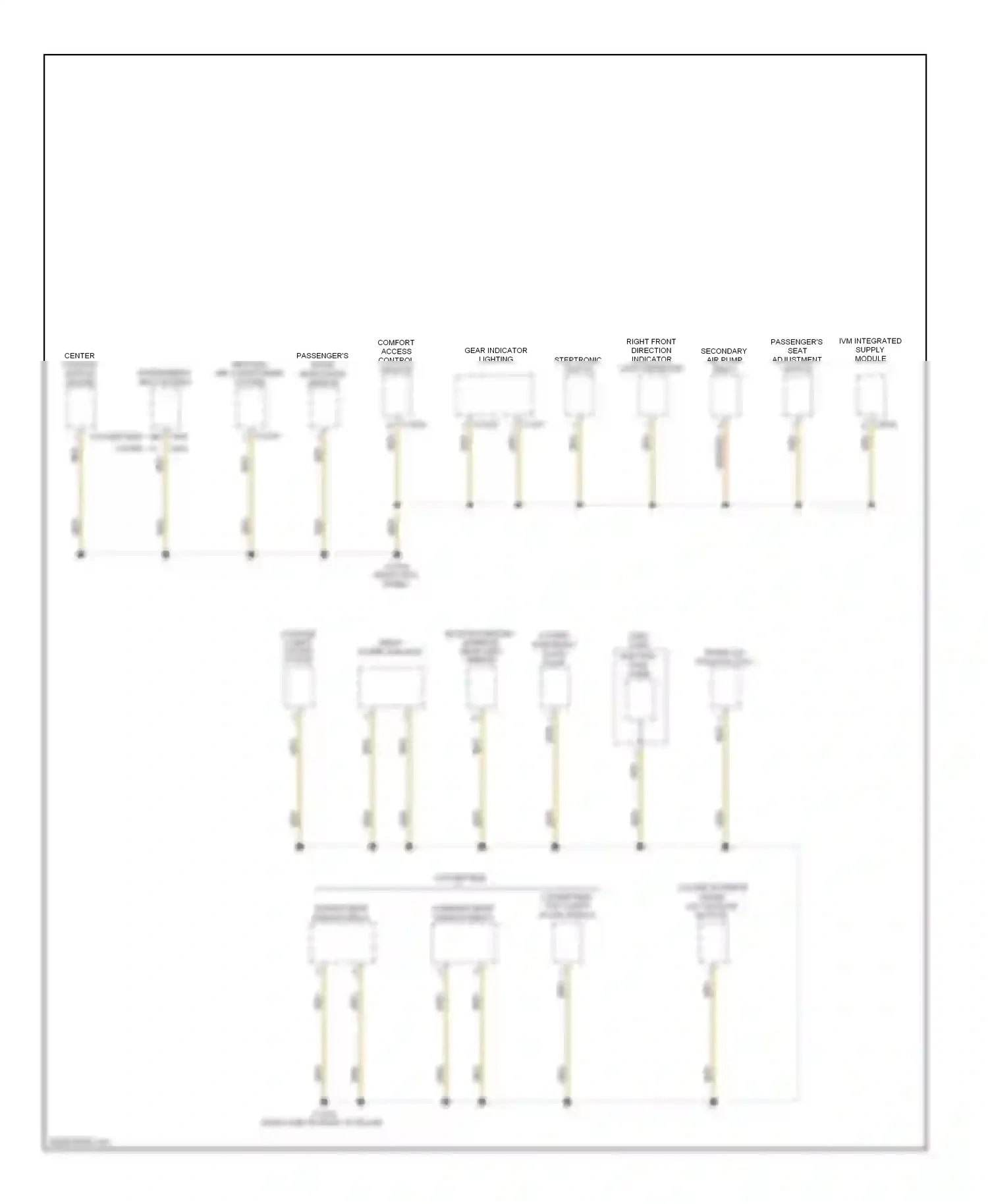 BMW M6 E63/E64 (2005-2010) (right kick panel) wiring diagram  (13 of 26)