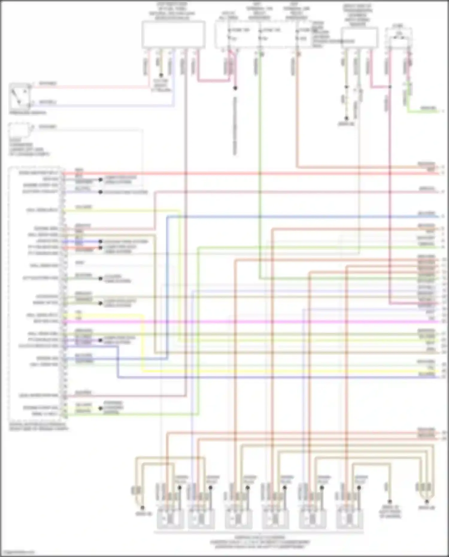 M6 BMW F06/F13/F12 facelift (2015-2018): Wiring diagram engine performance 4.4l turbo (1 of 11)
