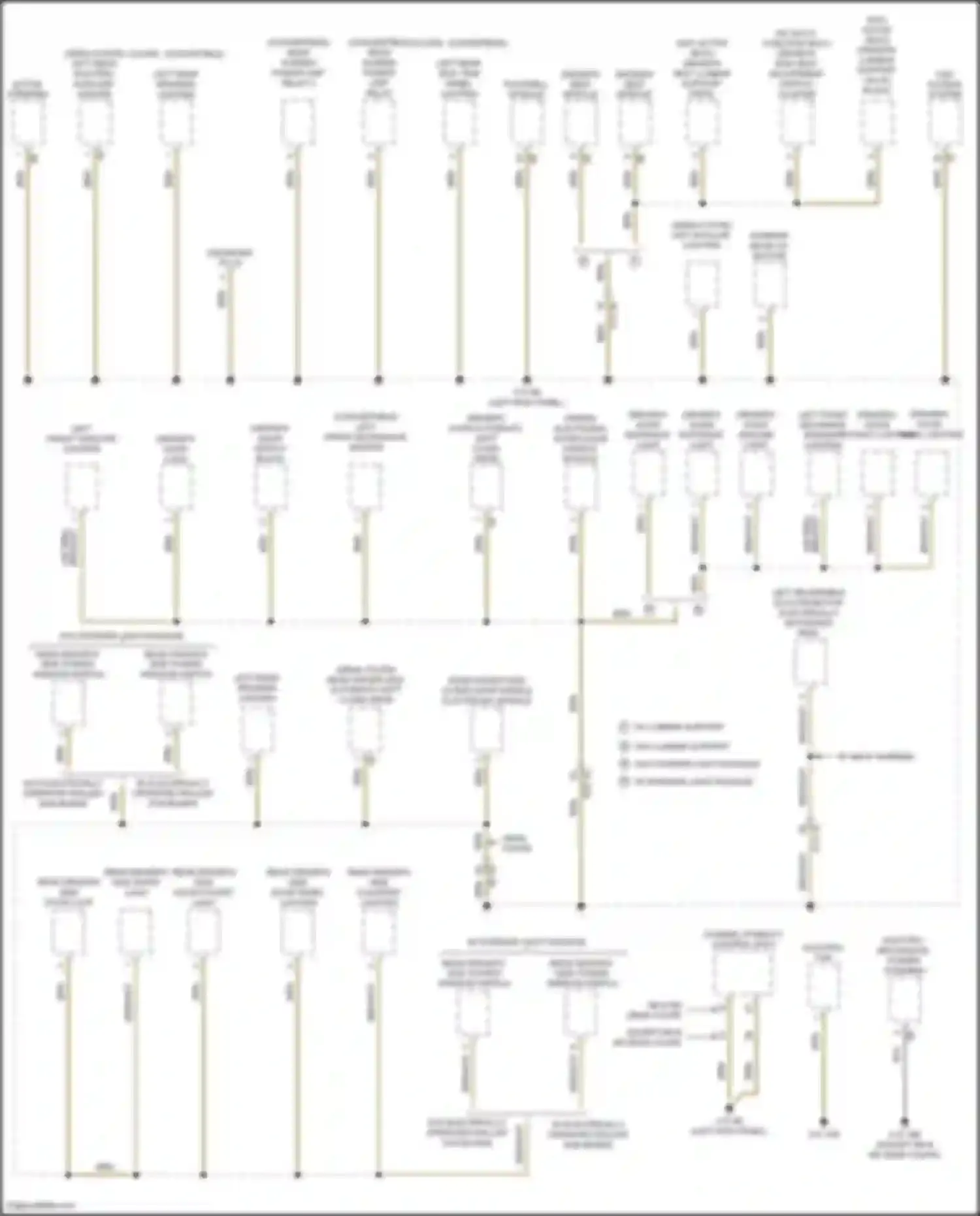 M6 BMW F06/F13/F12 facelift (2015-2018): Ground distribution circuit (1 of 6)