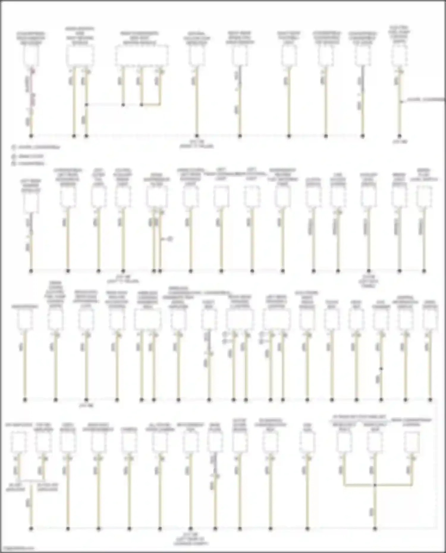 M6 BMW F06/F13/F12 facelift (2015-2018): Ground distribution circuit (3 of 6)