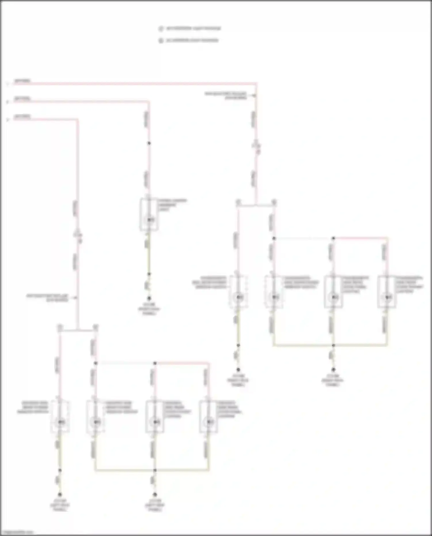 M6 BMW F06/F13/F12 facelift (2015-2018): Instrument illumination circuit (3 of 3)