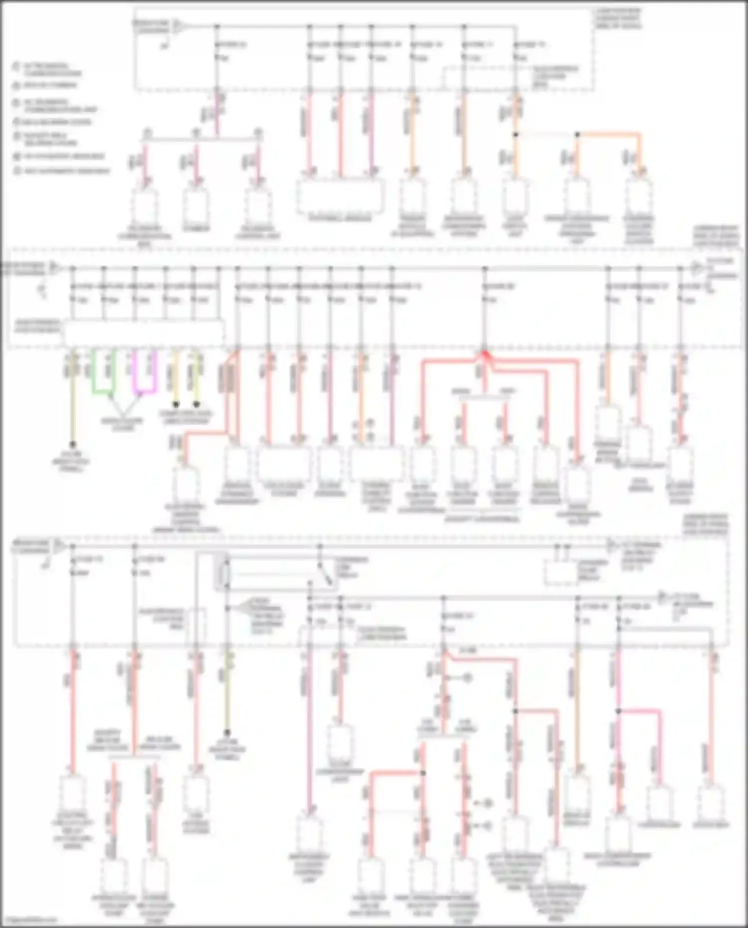 M6 BMW F06/F13/F12 facelift (2015-2018): Power distribution circuit (2 of 7)