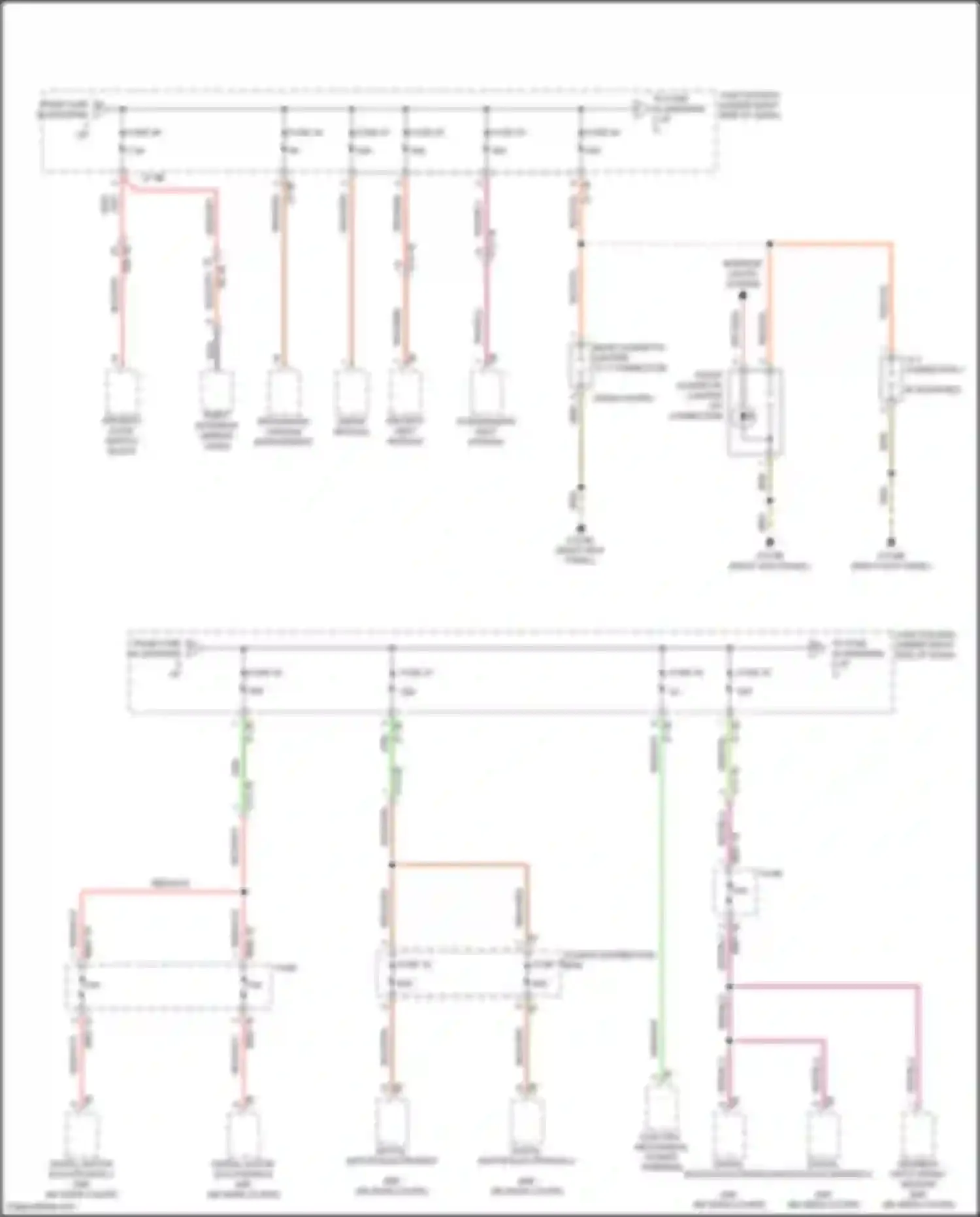M6 BMW F06/F13/F12 facelift (2015-2018): Power distribution circuit (4 of 7)
