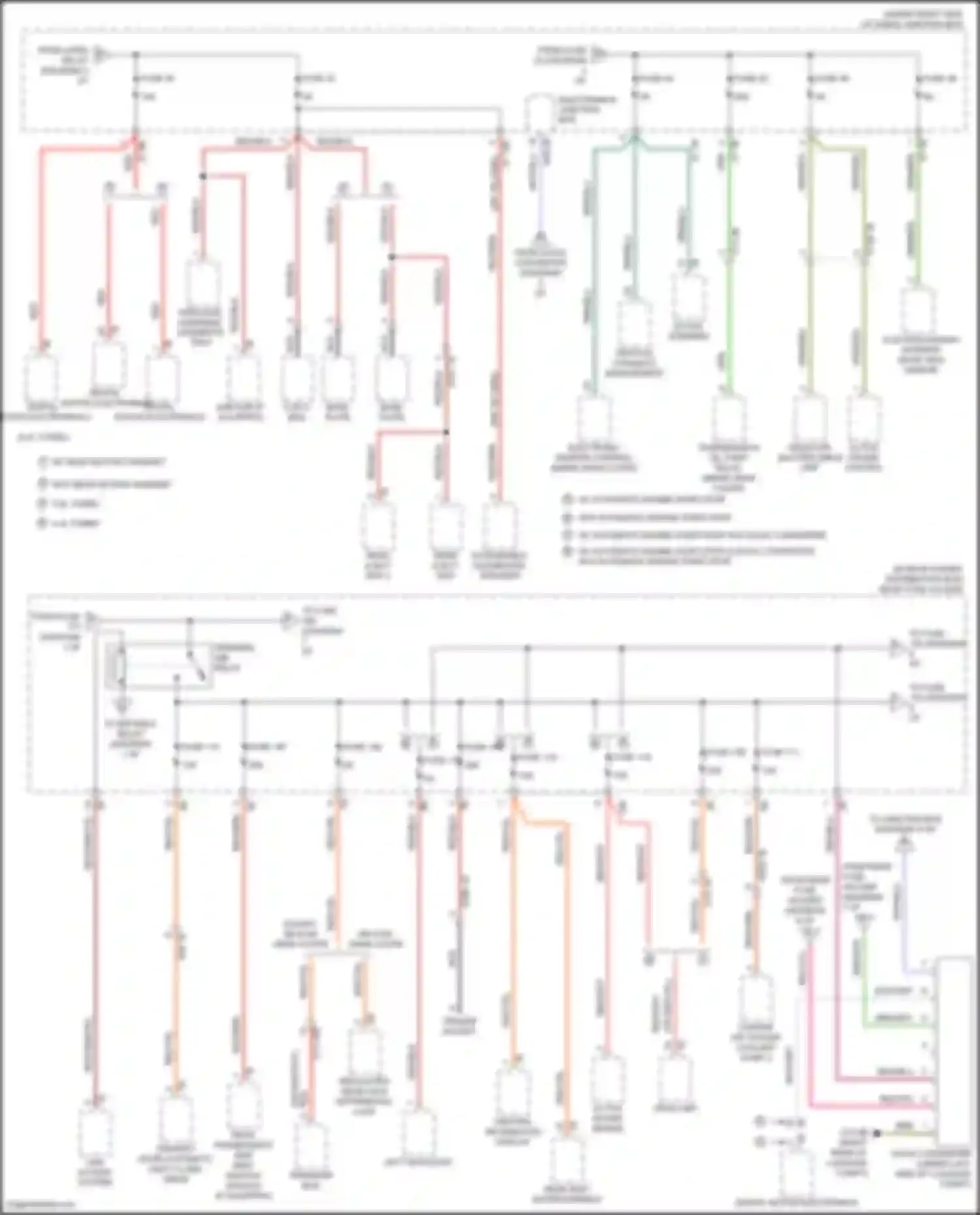 M6 BMW F06/F13/F12 facelift (2015-2018): Power distribution circuit (5 of 7)