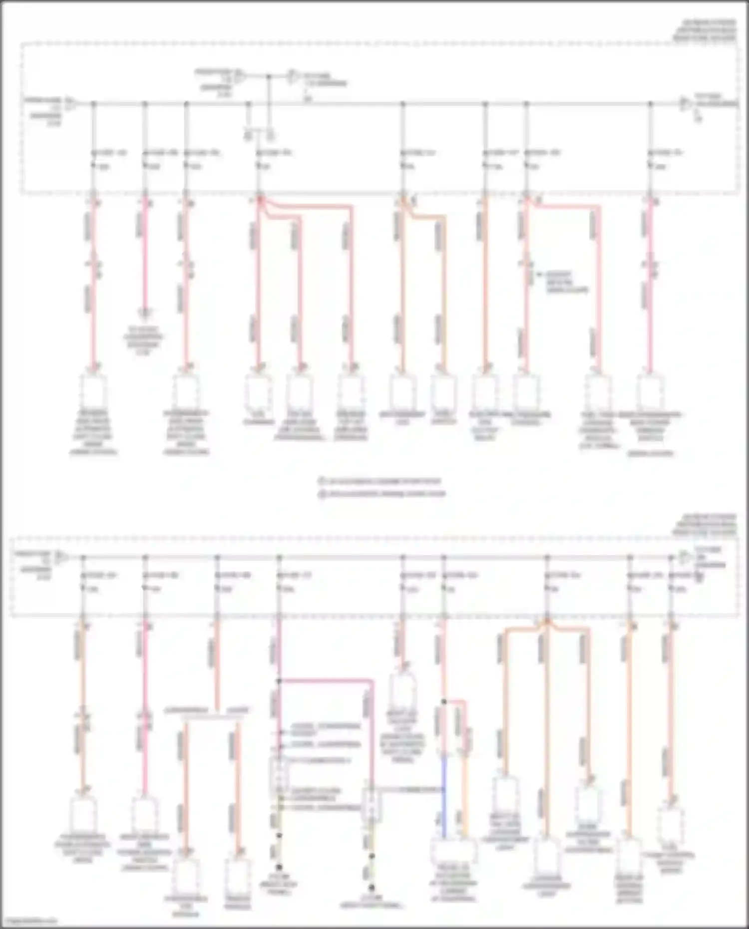 M6 BMW F06/F13/F12 facelift (2015-2018): Power distribution circuit (6 of 7)