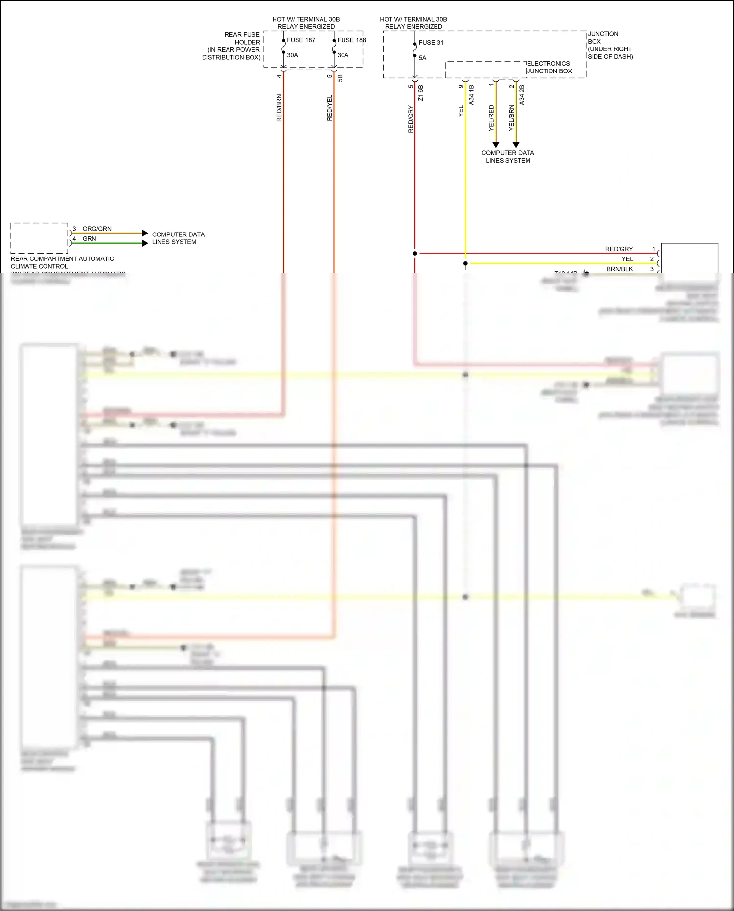 Wiring diagram auc sensor for BMW M6 F06/F13/F12 facelift (2015-2018) (7 of 7)