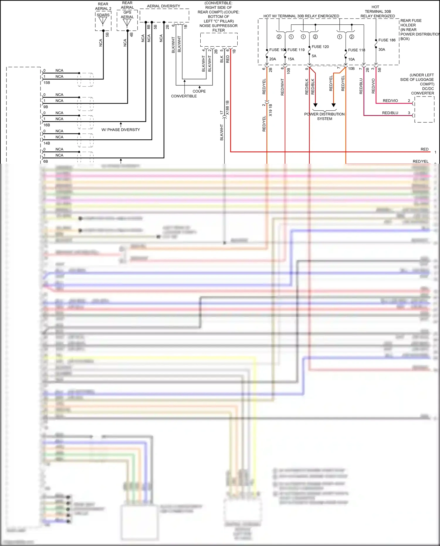 Wiring diagram computer data lines system for BMW M6 F06/F13/F12 facelift (2015-2018) (24 of 98)