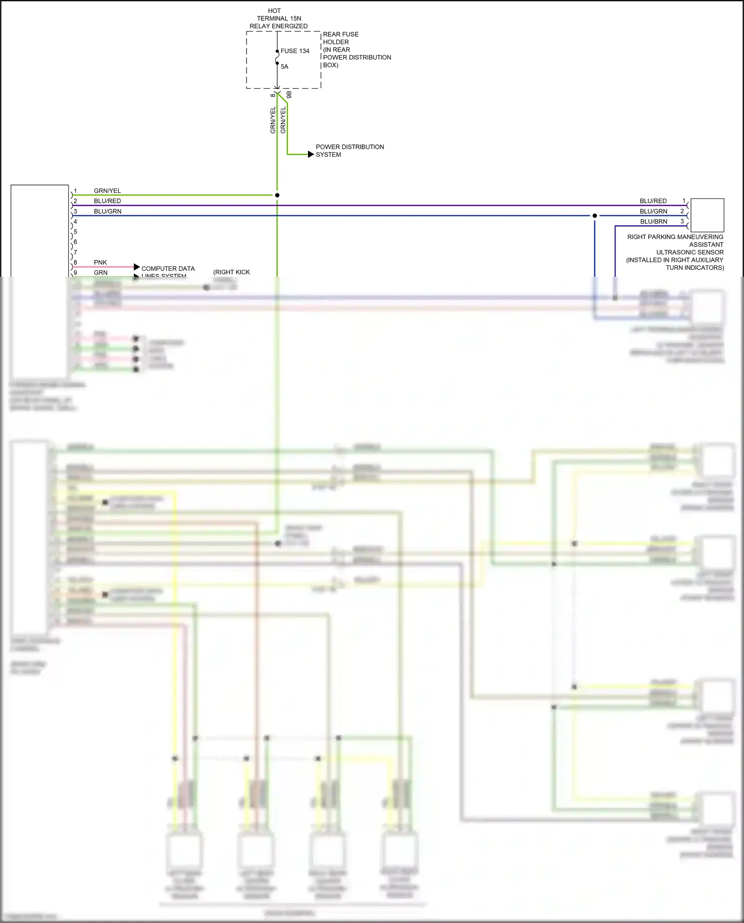 Wiring diagram computer data lines system for BMW M6 F06/F13/F12 facelift (2015-2018) (6 of 98)