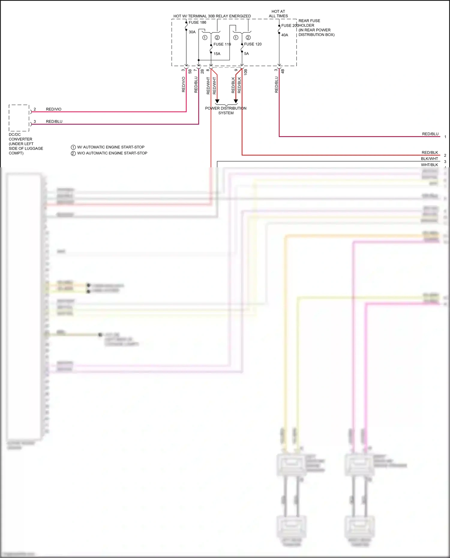 Wiring diagram computer data lines system for BMW M6 F06/F13/F12 facelift (2015-2018) (28 of 98)