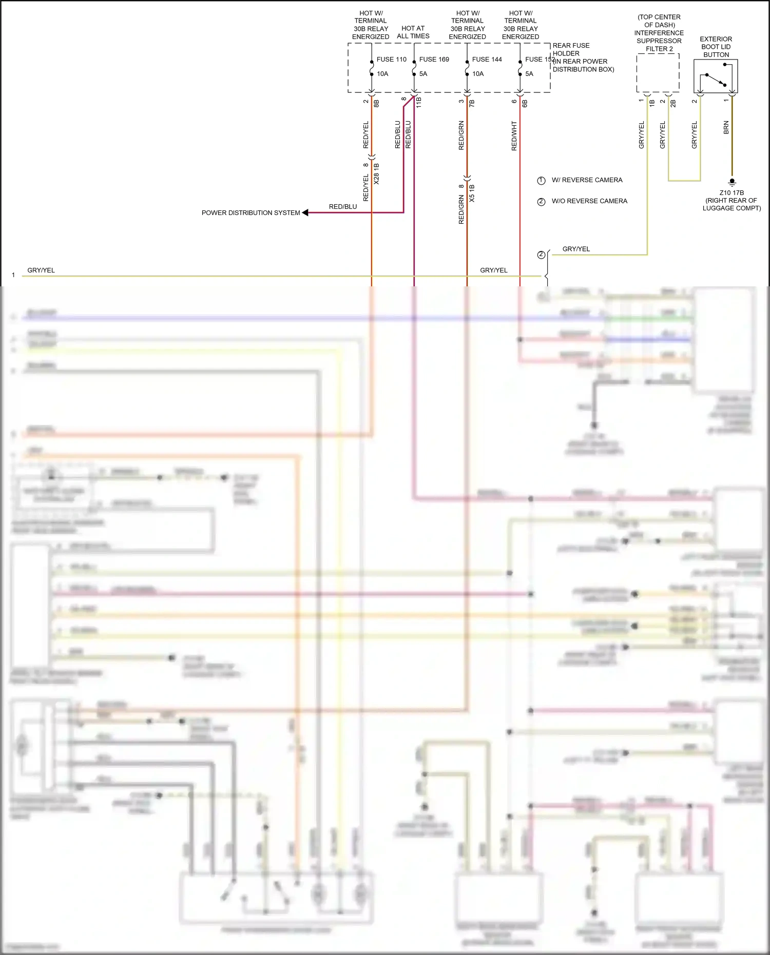 Wiring diagram computer data lines system for BMW M6 F06/F13/F12 facelift (2015-2018) (8 of 98)