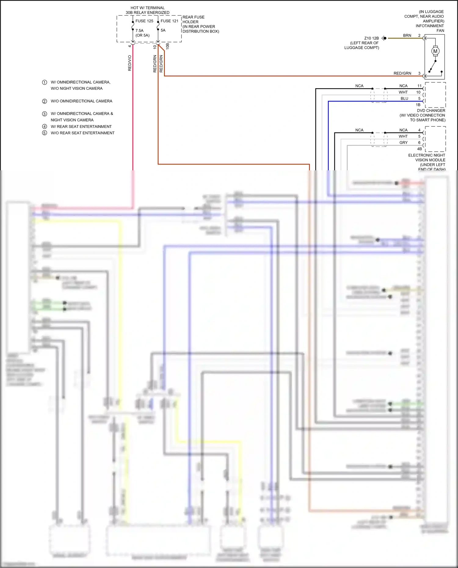 Wiring diagram computer data lines system for BMW M6 F06/F13/F12 facelift (2015-2018) (30 of 98)