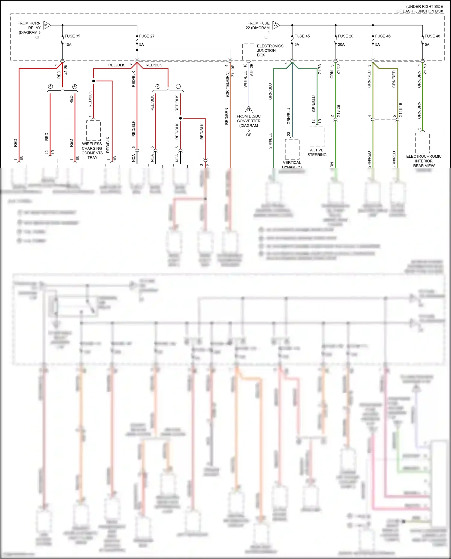 Wiring diagram eject box for BMW M6 F06/F13/F12 facelift (2015-2018) (2 of 2)