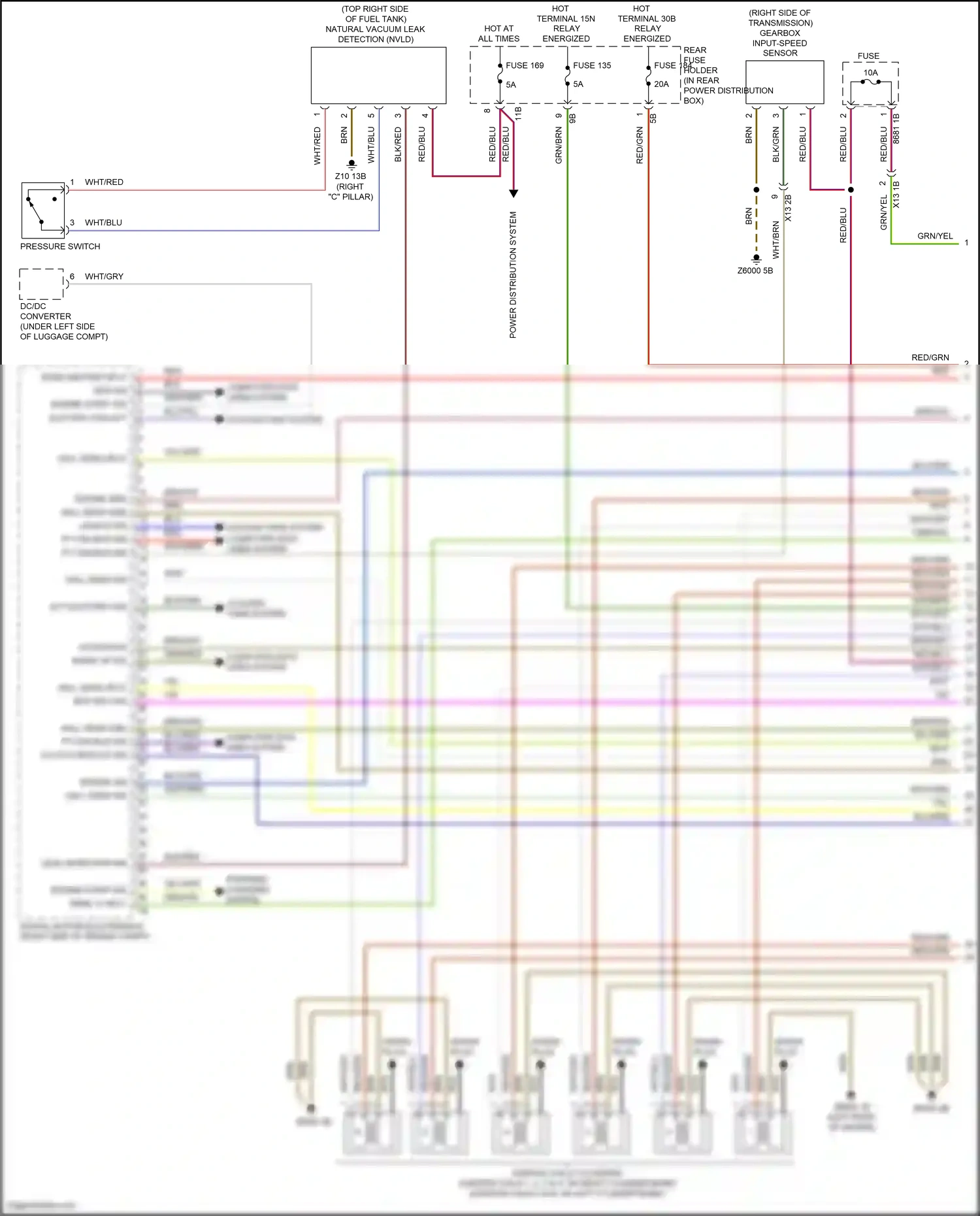 Wiring diagram gearbox input-speed sensor for BMW M6 F06/F13/F12 facelift (2015-2018) (3 of 3)