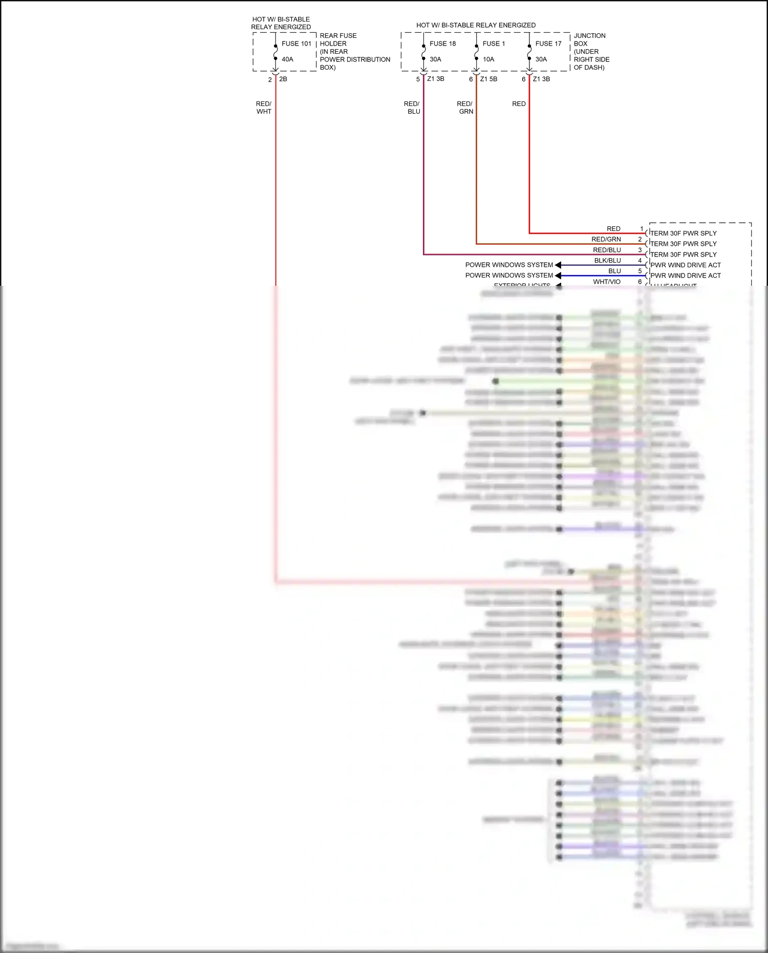 Wiring diagram memory systems for BMW M6 F06/F13/F12 facelift (2015-2018) (1 of 1)