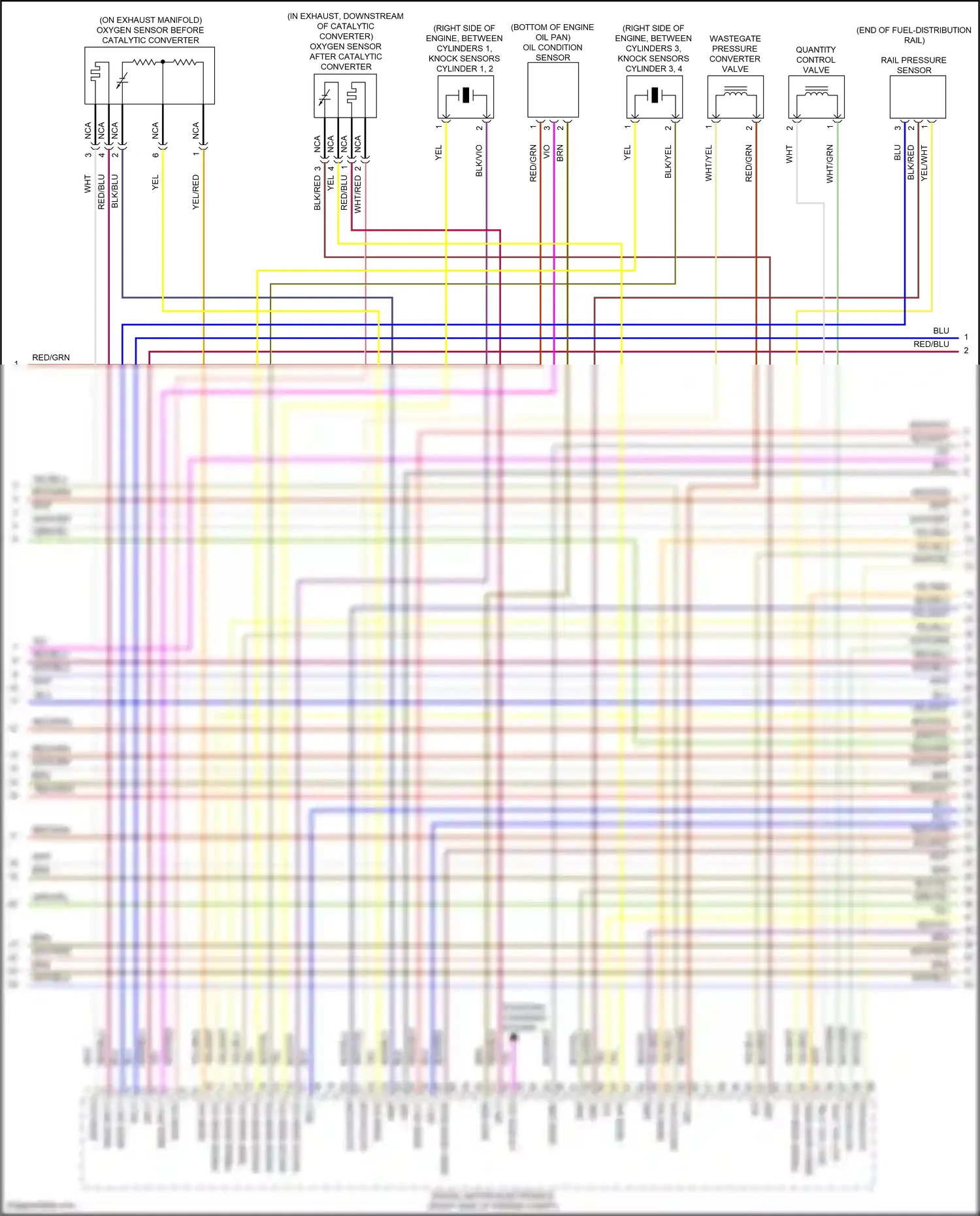 Wiring diagram quantity control valve for BMW M6 F06/F13/F12 facelift (2015-2018) (1 of 1)