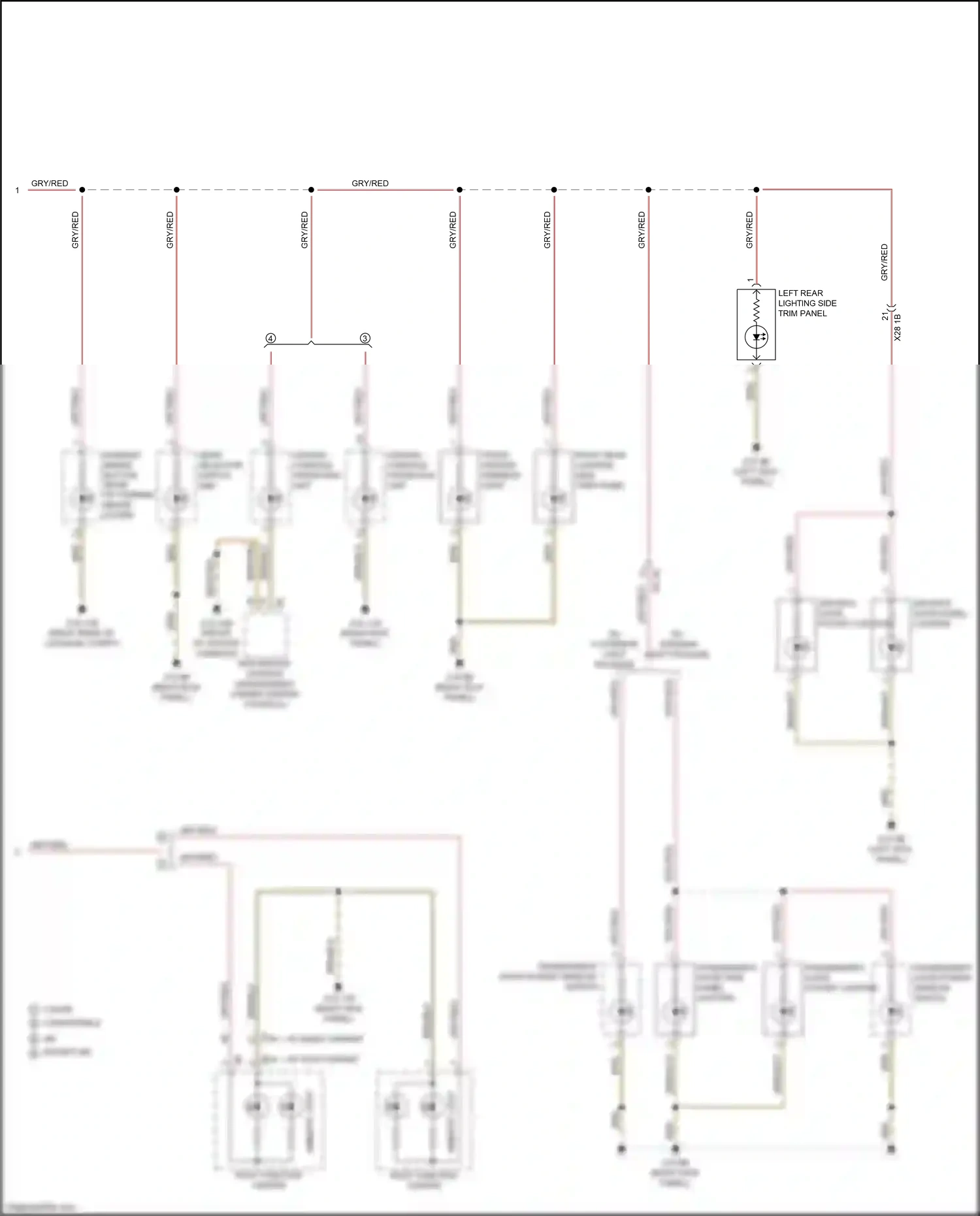 Wiring diagram w/ basic variant for BMW M6 F06/F13/F12 facelift (2015-2018) (3 of 3)