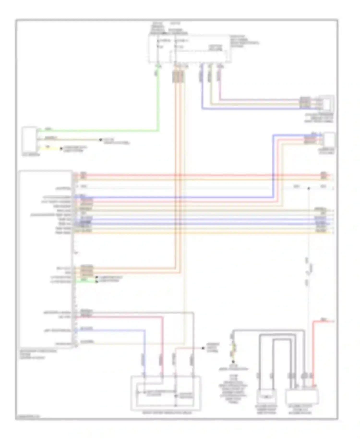 M6 BMW F06/F13/F12 (2012-2015): Automatic a/c circuit (1 of 3)